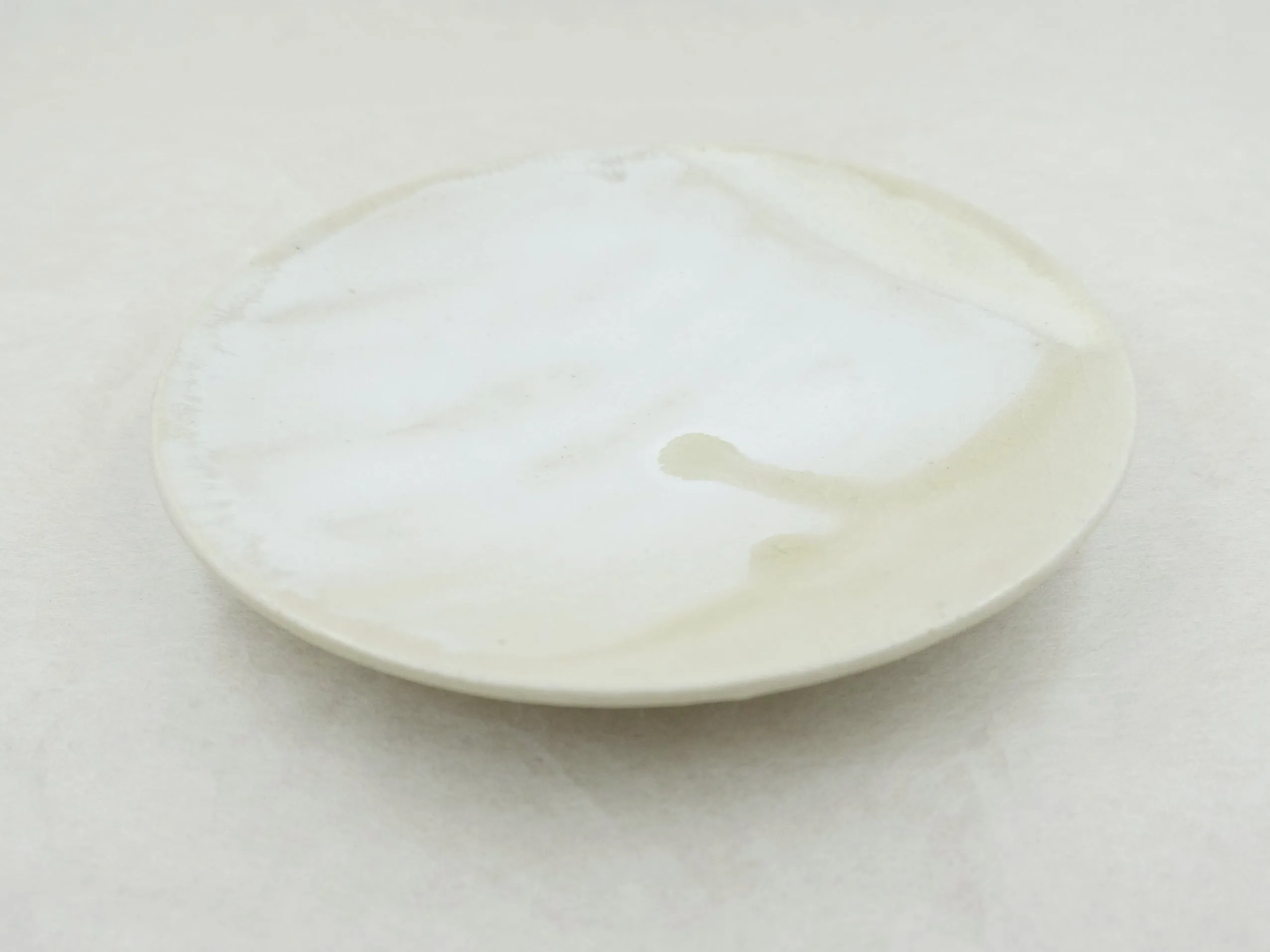 5-sun White Patchwork Patterned Plate by Aya Kondo