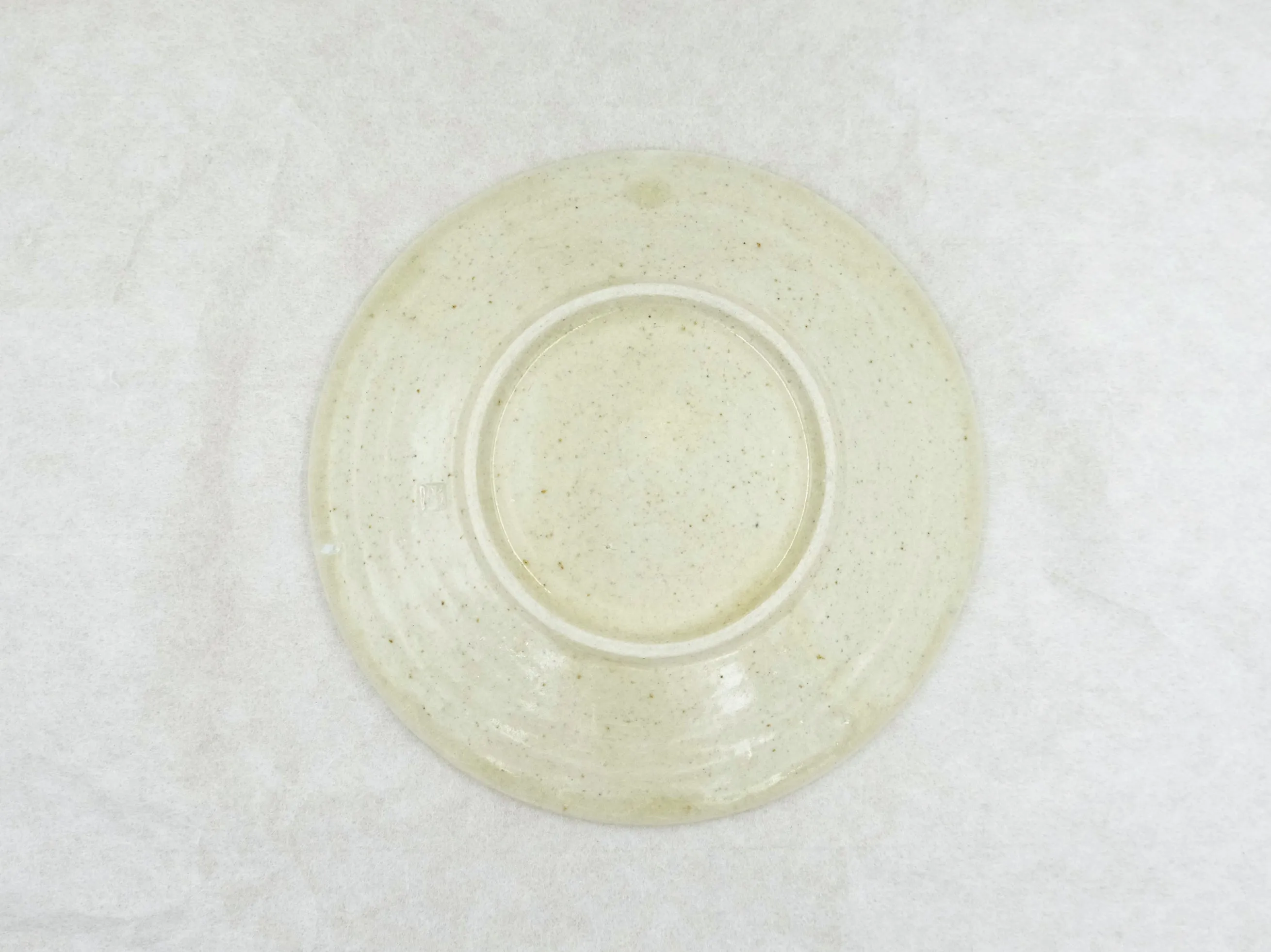 5-sun White Patchwork Patterned Plate by Aya Kondo
