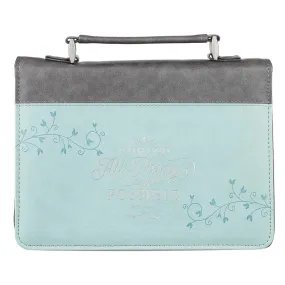 All Things Are Possible LuxLeather Bible Cover Matthew 19:26