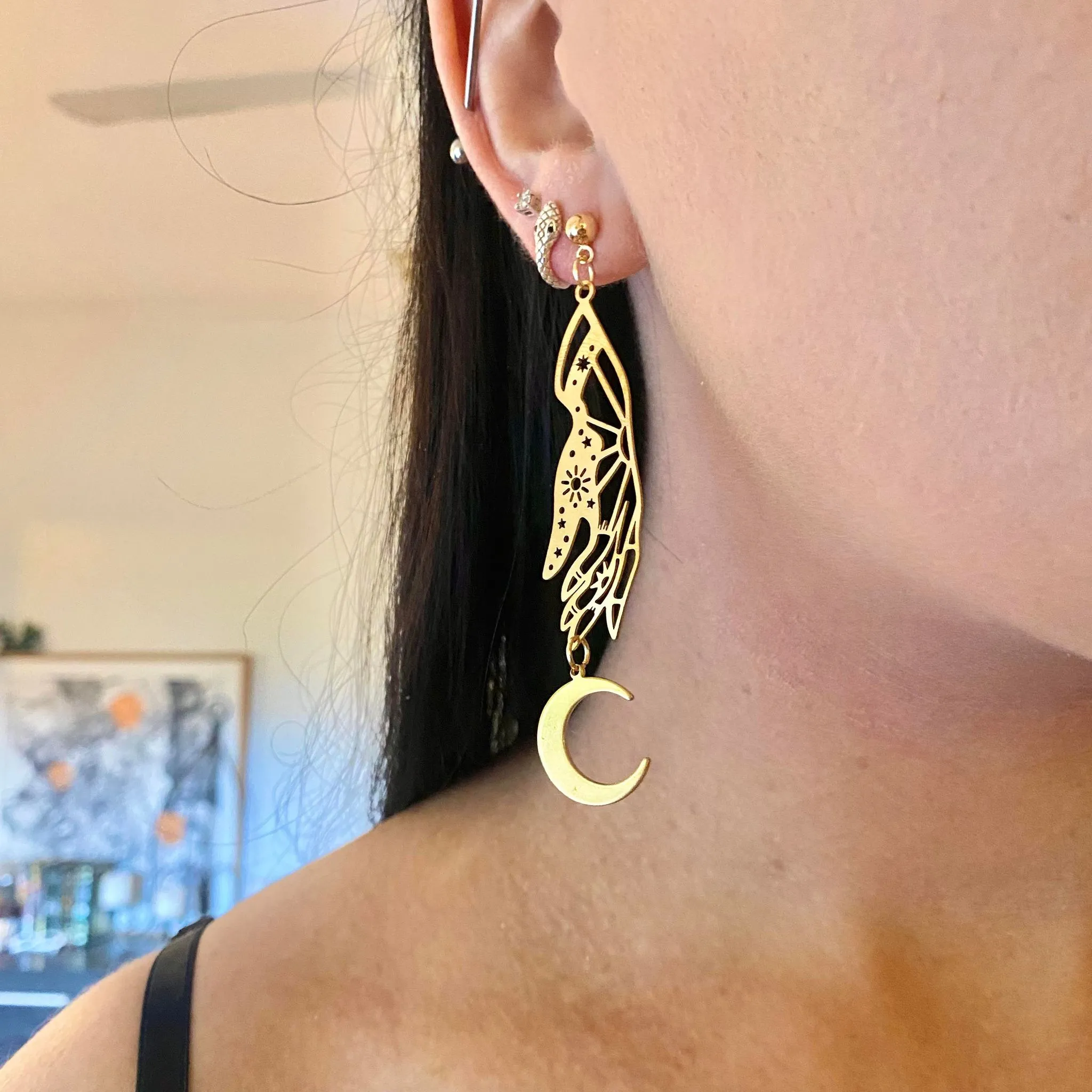Arch Earrings - Space Dweller
