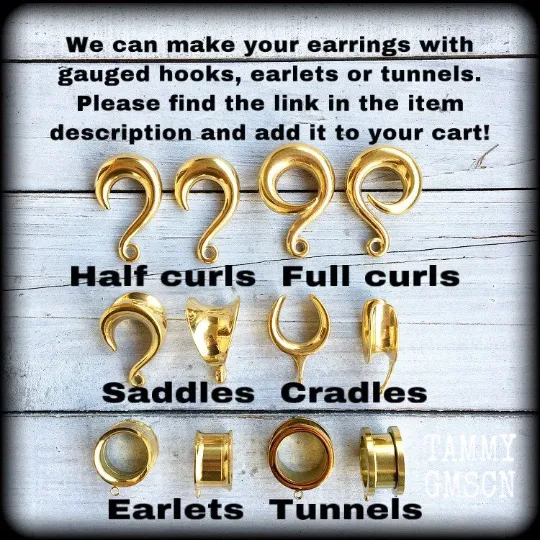 Arrowhead earrings-Ear hangers