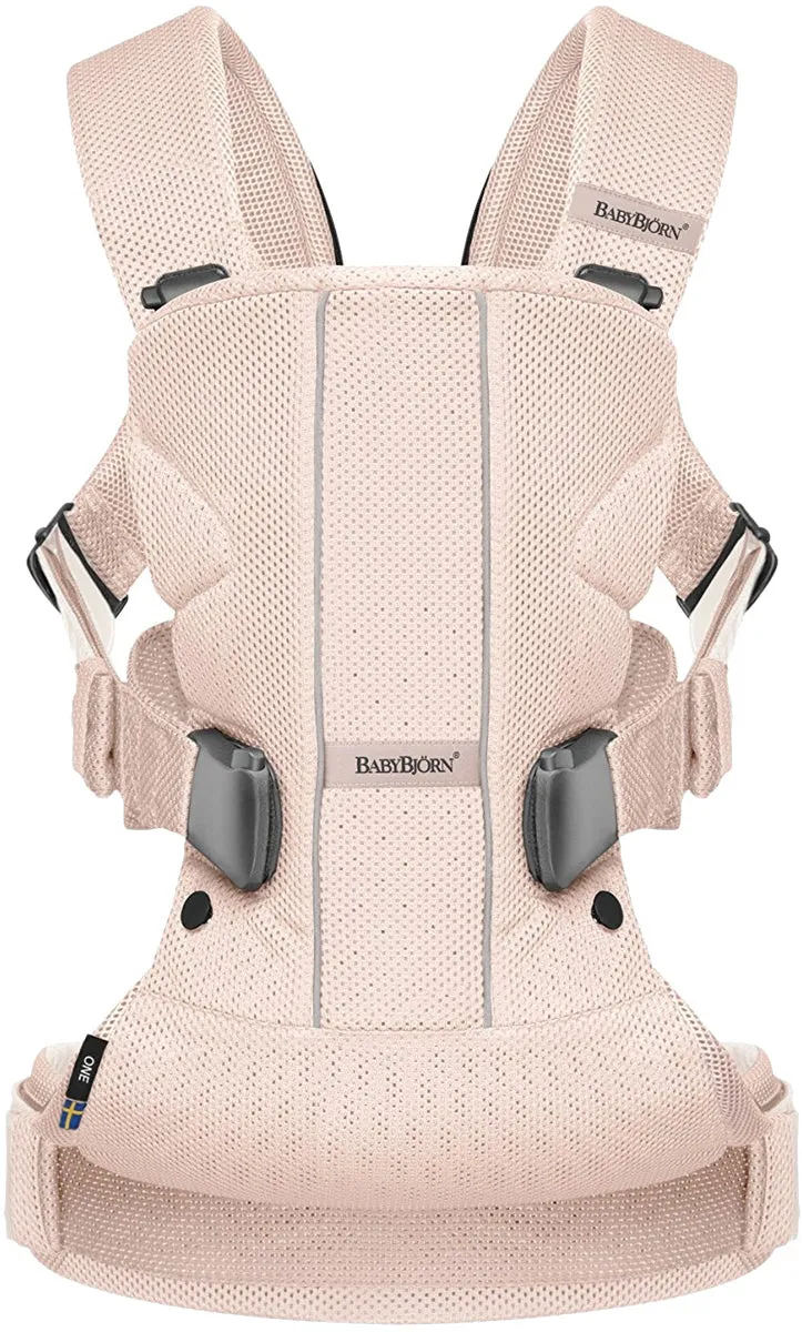 BabyBjorn Baby Carrier One Air - Powder Pink, Mesh
