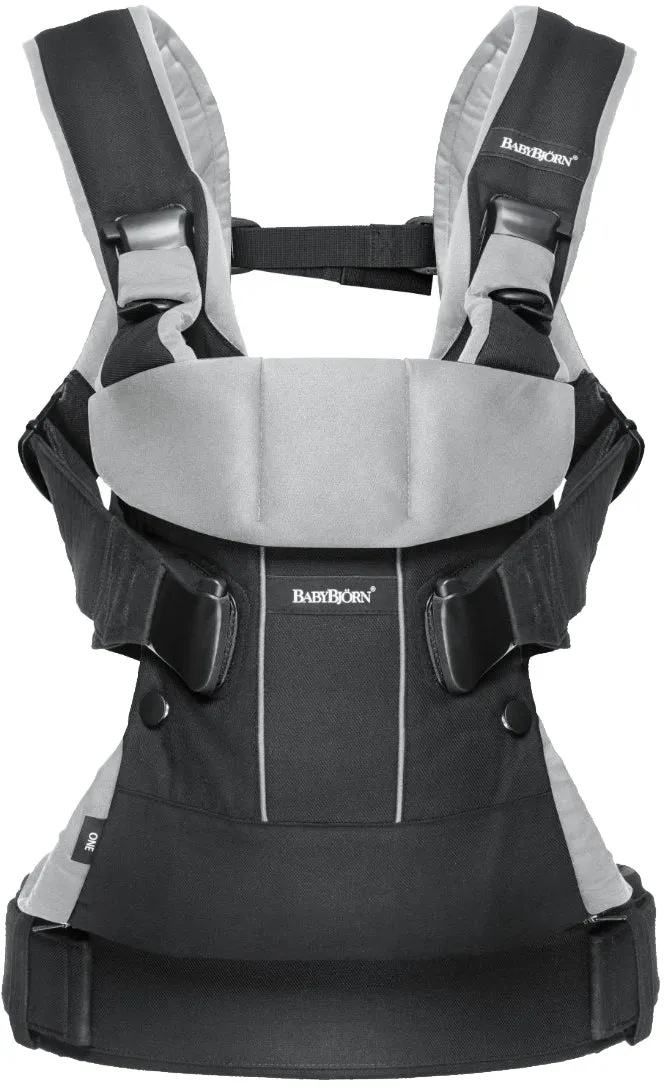 BabyBjorn Baby Carrier One - Black/Silver