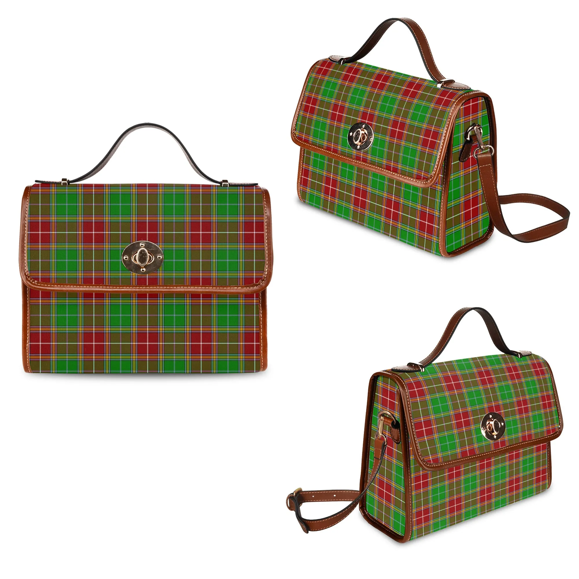 Baxter Modern Tartan Waterproof Canvas Bag