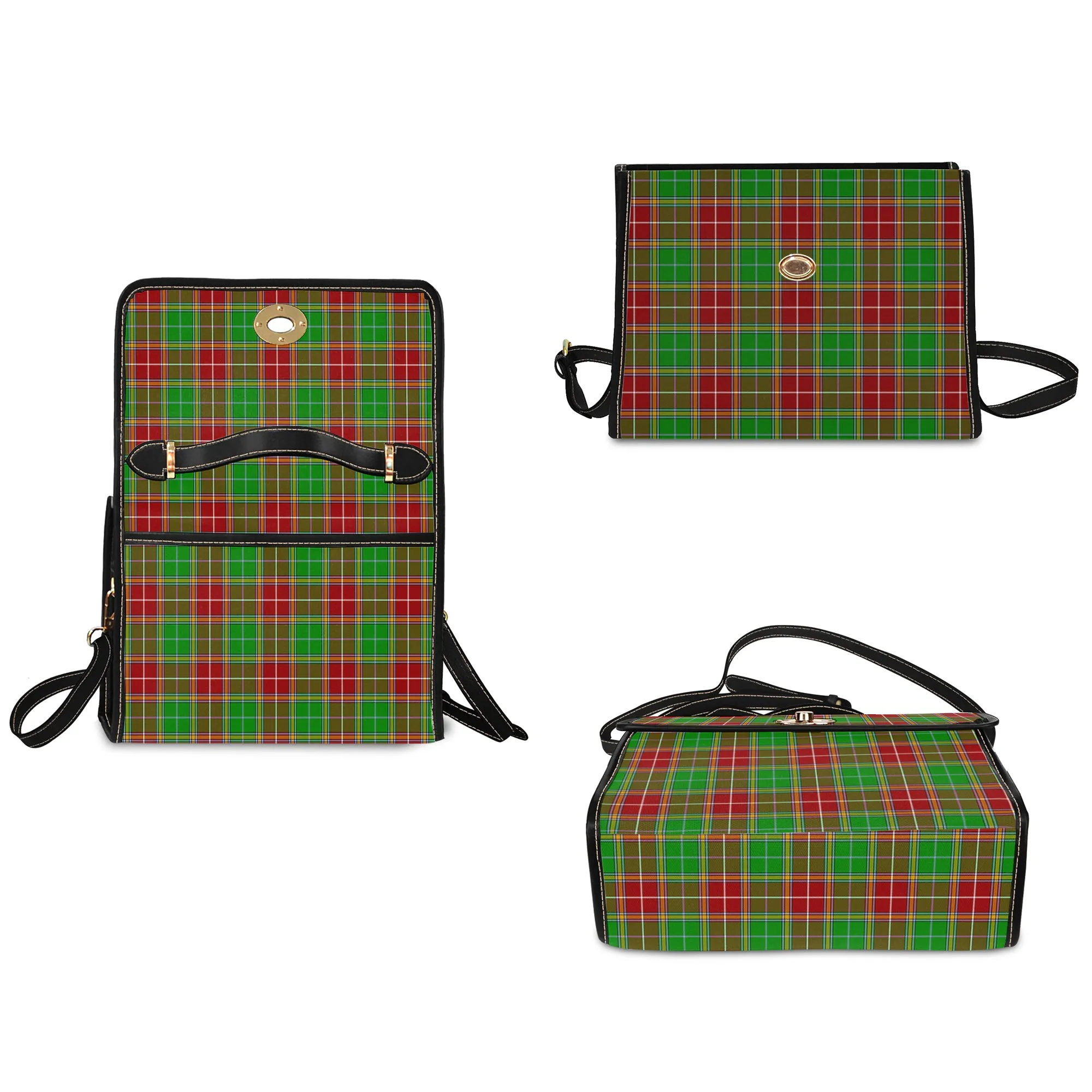 Baxter Modern Tartan Waterproof Canvas Bag