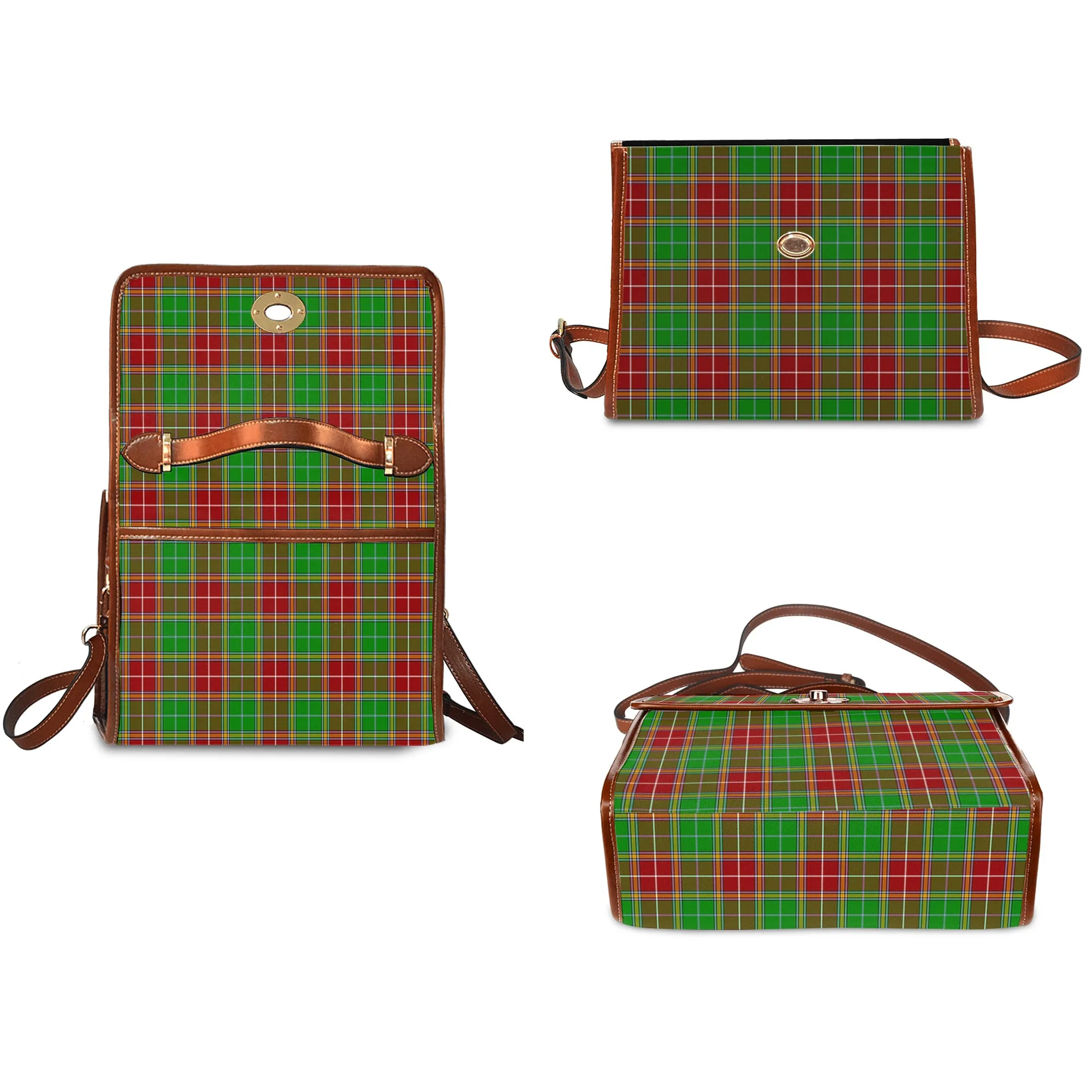 Baxter Modern Tartan Waterproof Canvas Bag