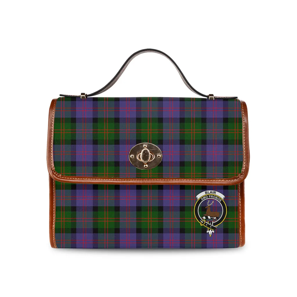 Blair Modern Tartan Waterproof Canvas Bag with Family Crest