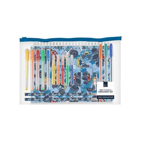 BOYS BACK TO SCHOOL STATIONERY SET 18 PacK