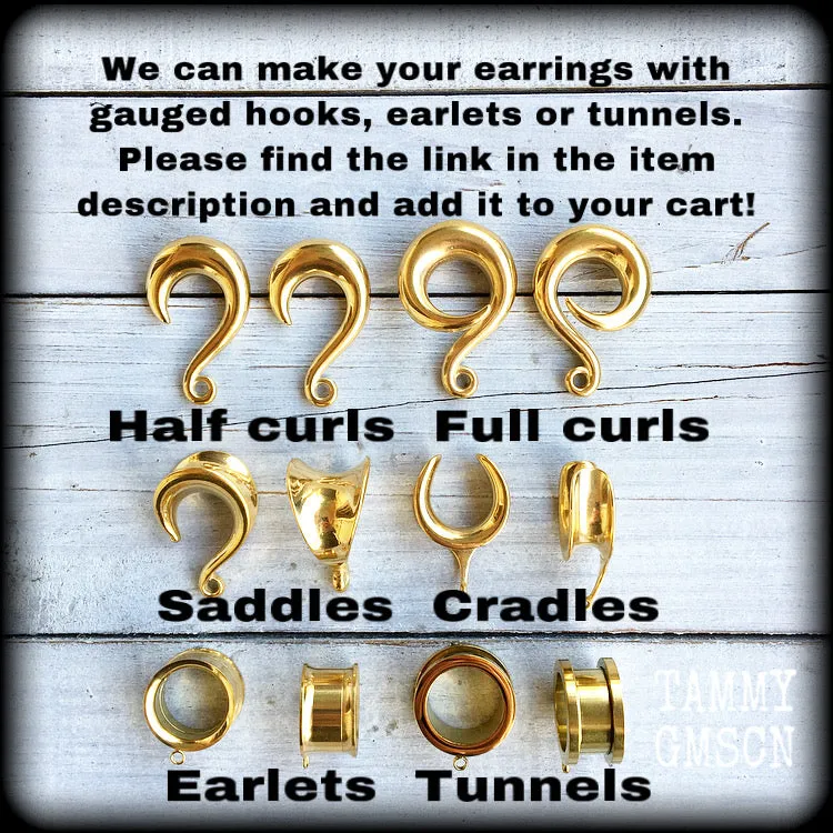 Bronze water jug earrings-Aquarius earrings