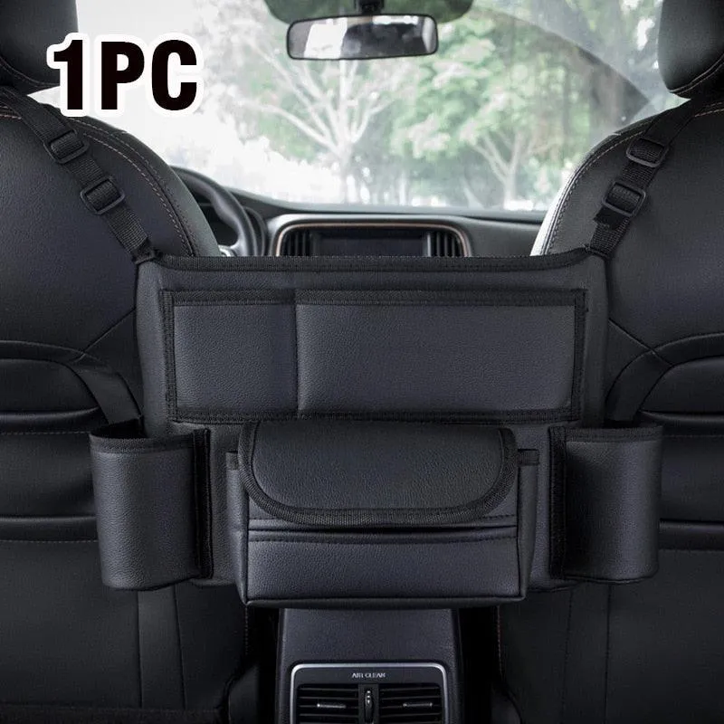 Car Seat Hanger Tissue Cup Holder Armrest Box Storage Organizer