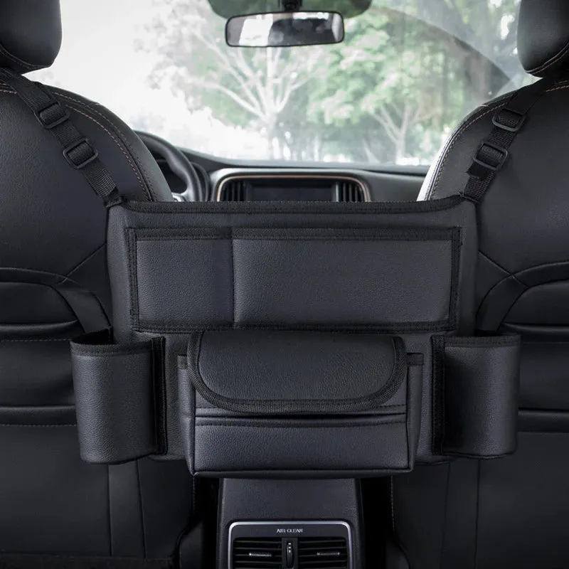 Car Seat Hanger Tissue Cup Holder Armrest Box Storage Organizer