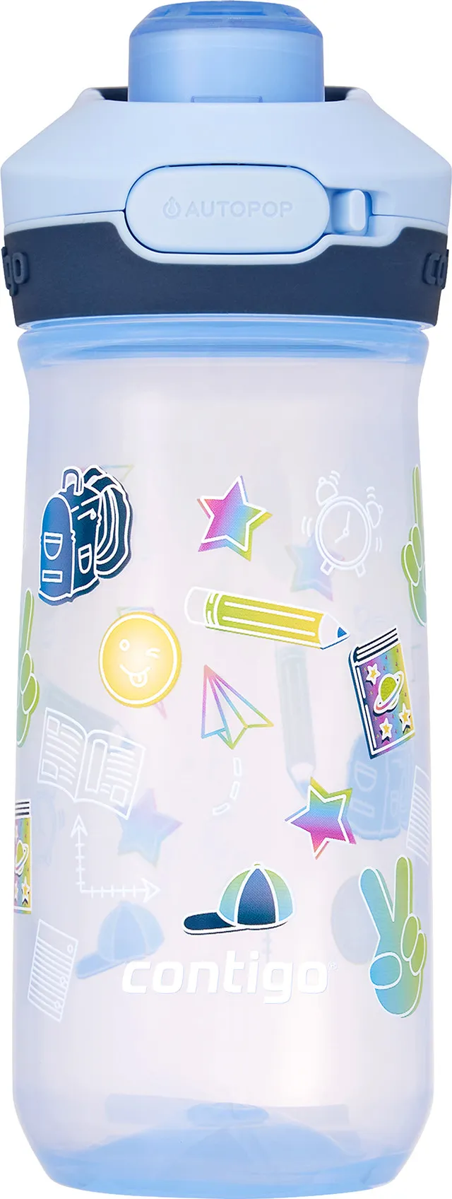 Contigo Kids&#x27; Jessie Autopop Water Bottle 420 ml Periw School | Buy Contigo Kids&#x27; Jessie Autopop Water Bottle 420 ml Periw School here | Outnorth