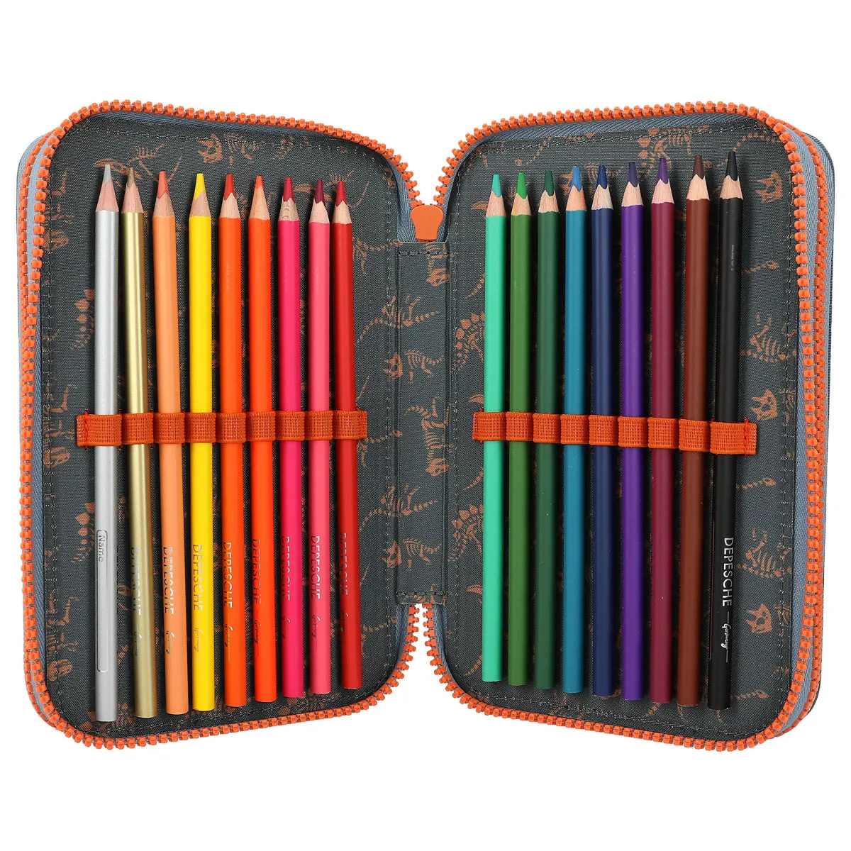 Depesche Dino World Triple Pencil Case Roar New
