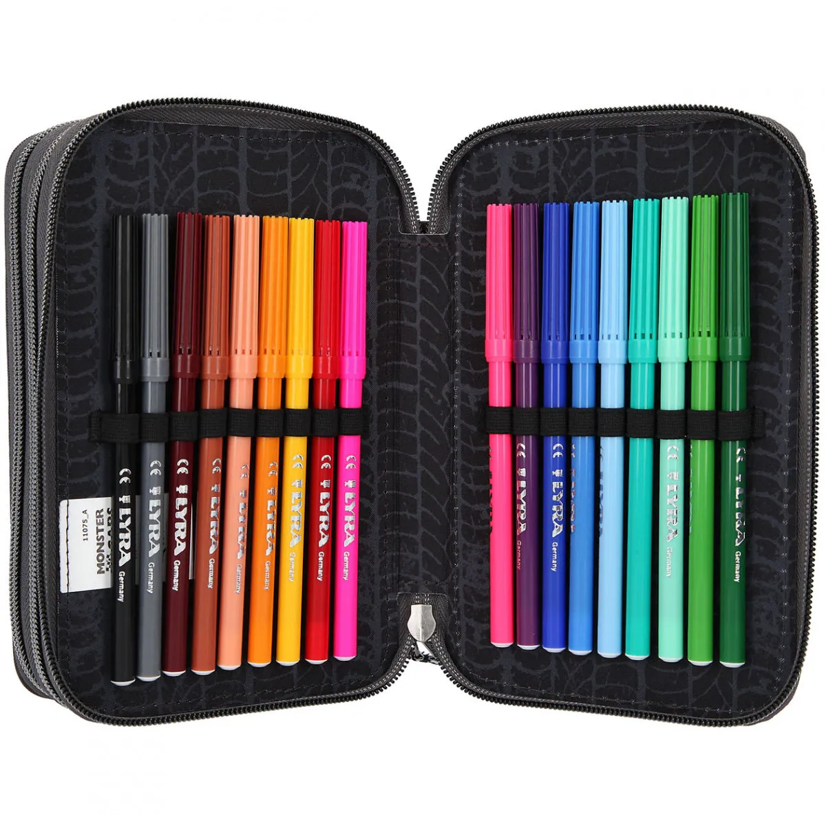 Depesche Monster Cars Triple Pencil Case LED