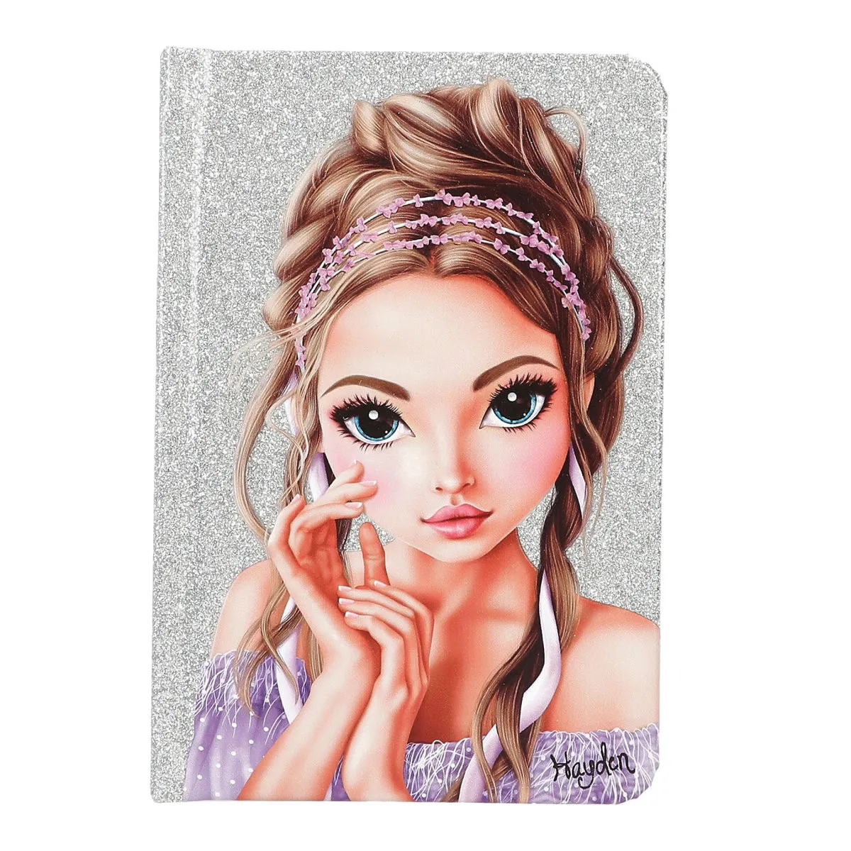 Depesche Topmodel Notebook with Pencil Glitter Queen