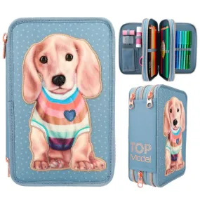 Depesche Topmodel Triple Compartment Pencil Case City Girls