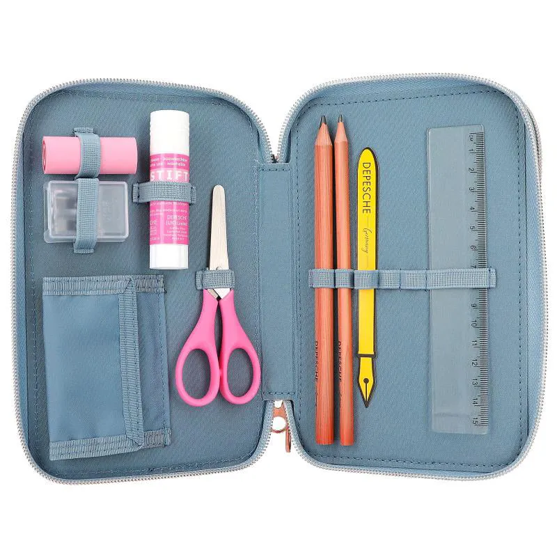 Depesche Topmodel Triple Compartment Pencil Case City Girls