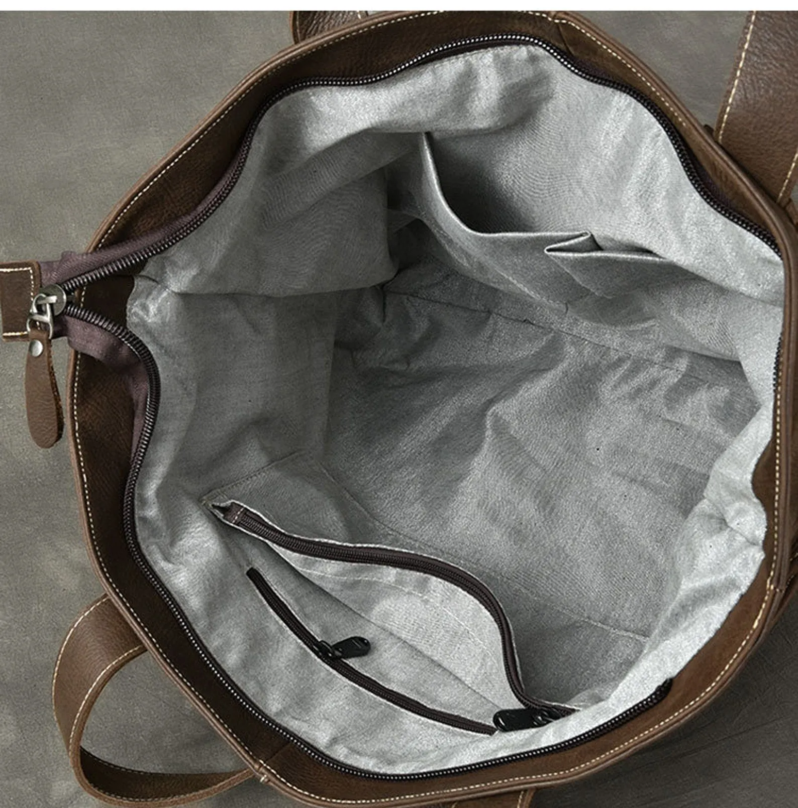 Extra Large Leather Tote Work and Travel Bag