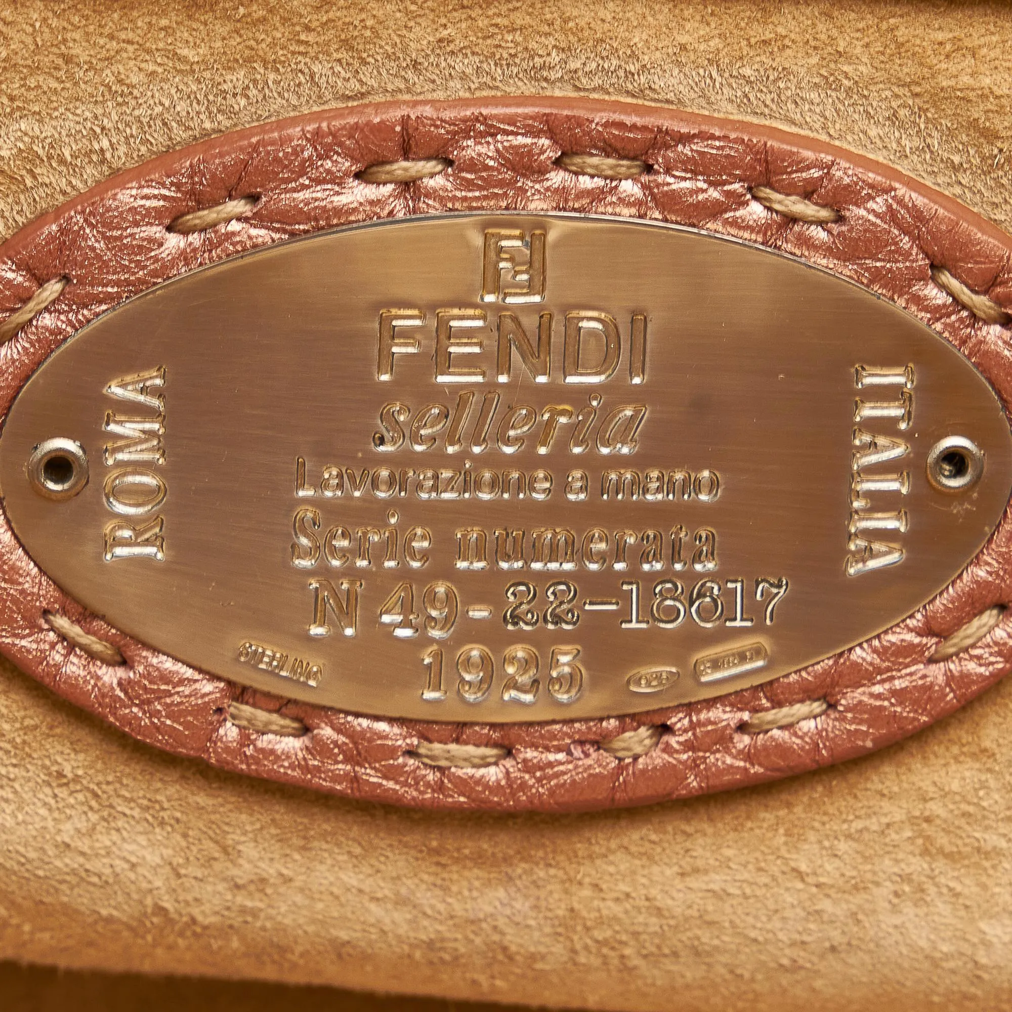 Fendi Selleria Leather Handbag (SHG-31769)