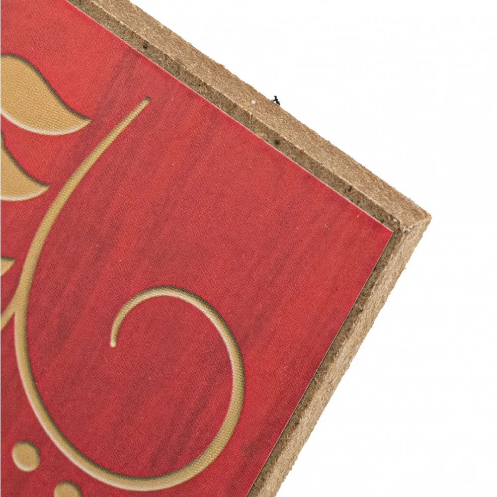 Festive Red Nutcracker Christmas Sign - 12.5" x 6"