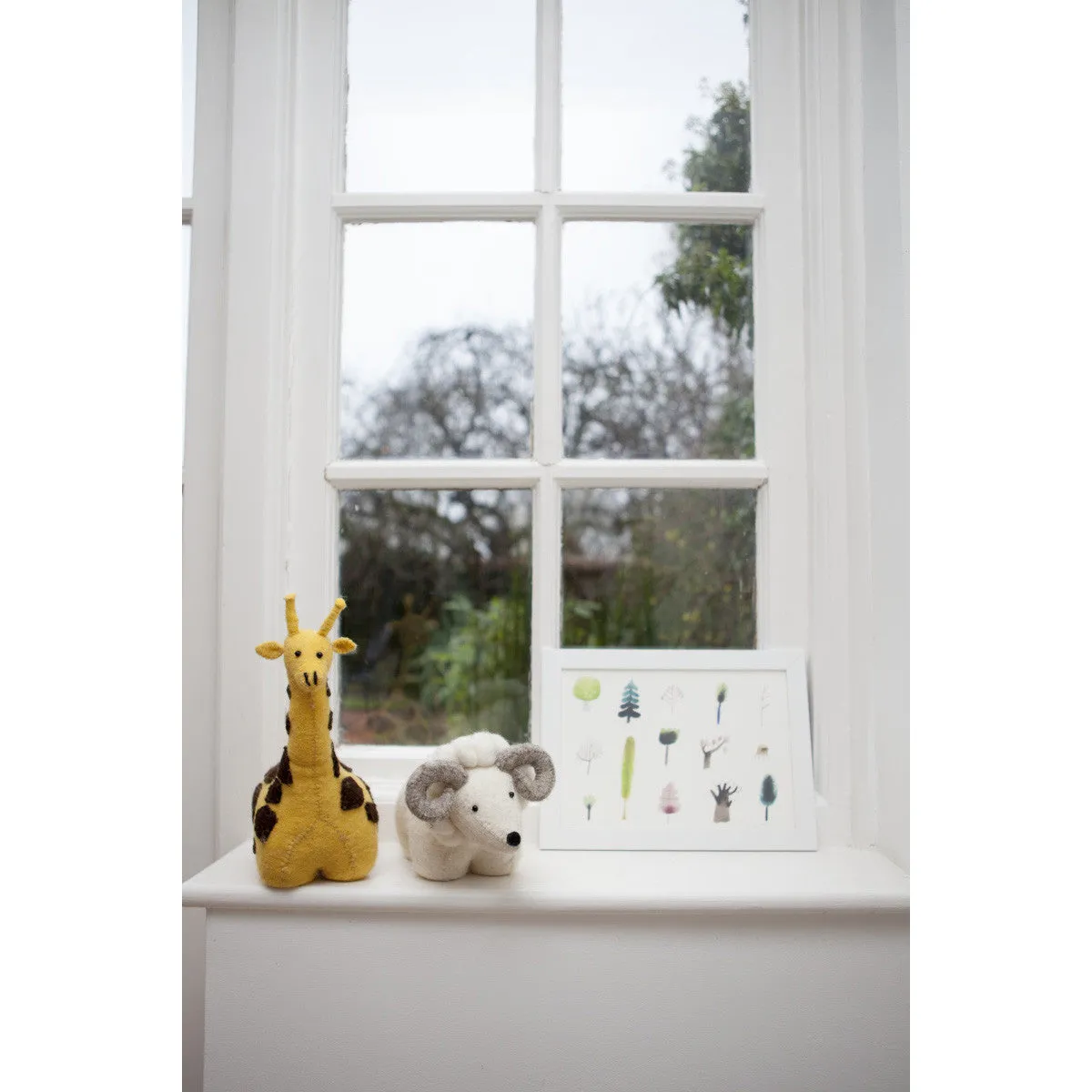 Fiona Walker England Felt Giraffe Bookend
