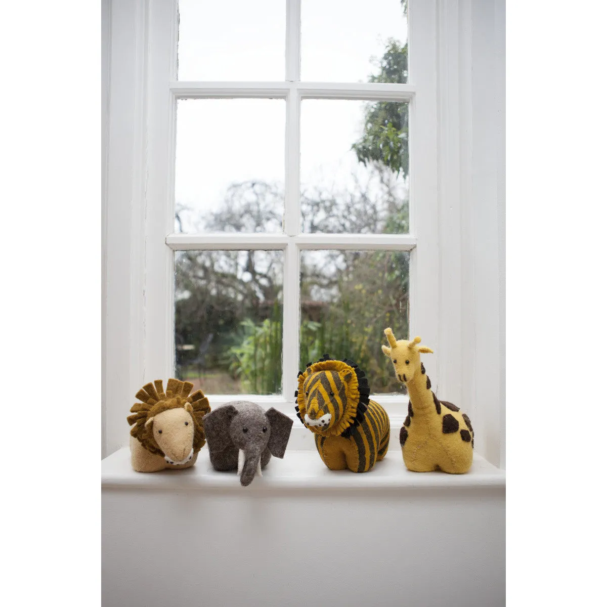 Fiona Walker England Felt Giraffe Bookend