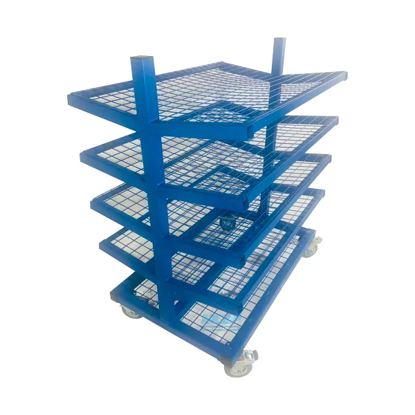 Heavy Duty Pipe Trolley ( Mesh Shelves)