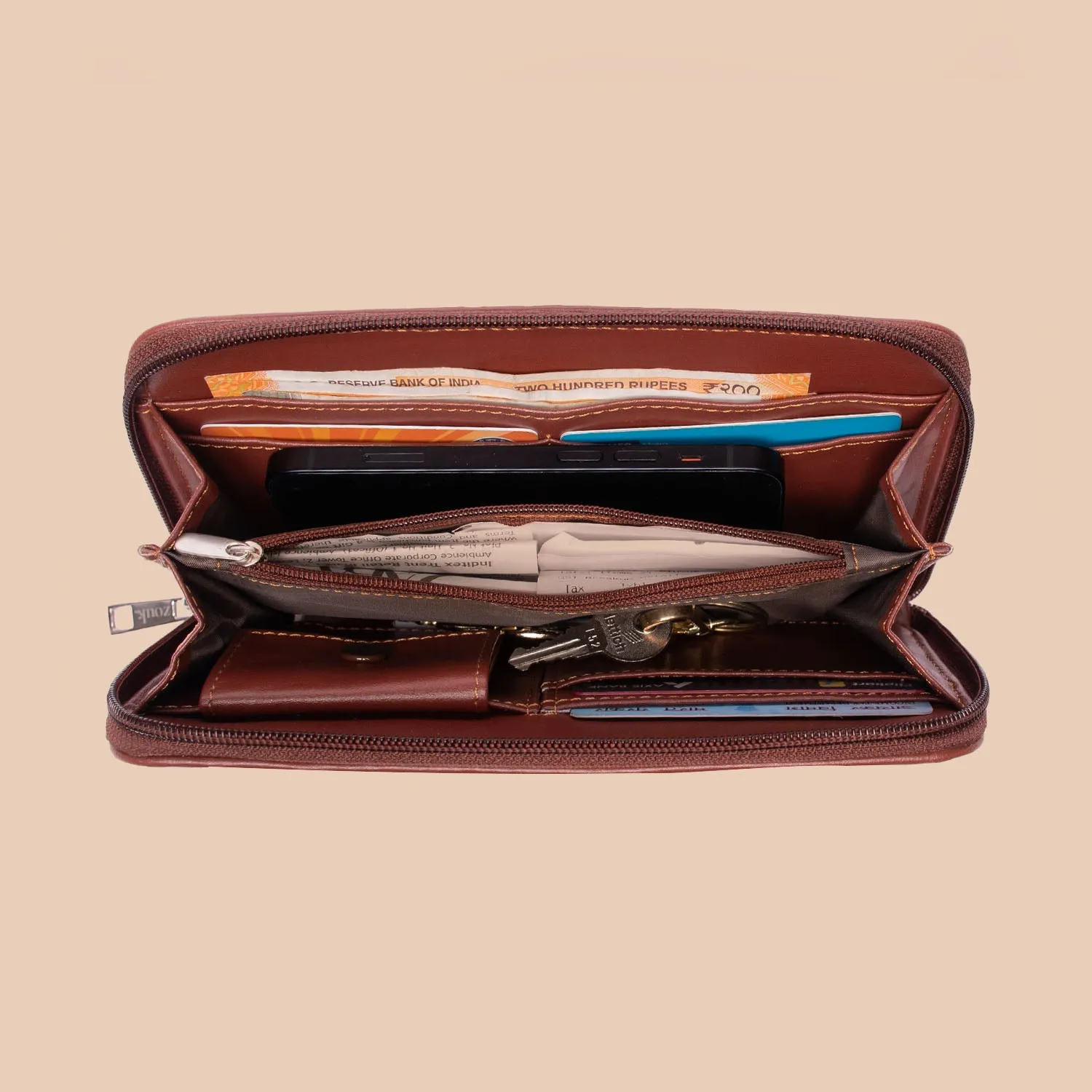Ikat Arrow Combo - Laptop Bag & Chain Wallet