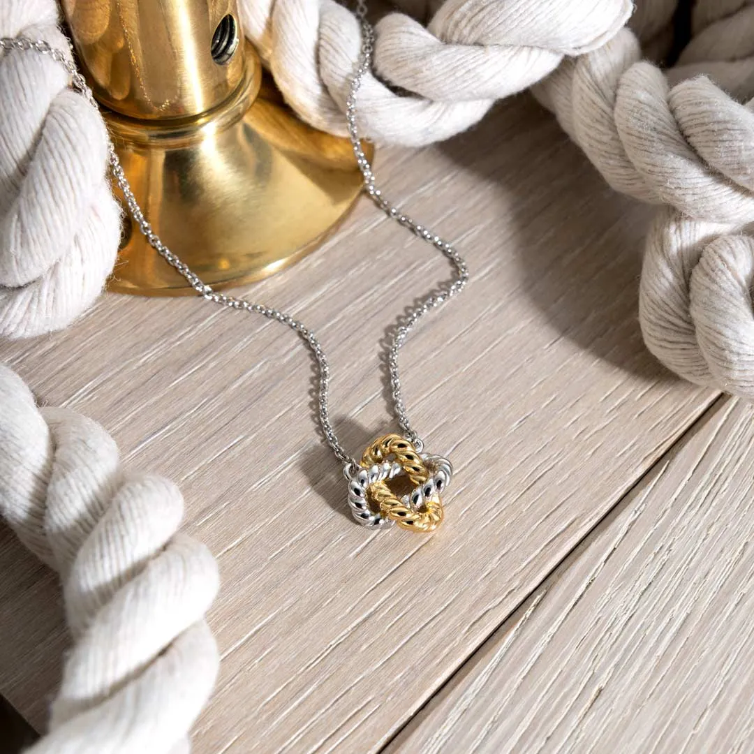 Kit Heath Marina Rope Knot Golden 18" Necklace 91072GRP