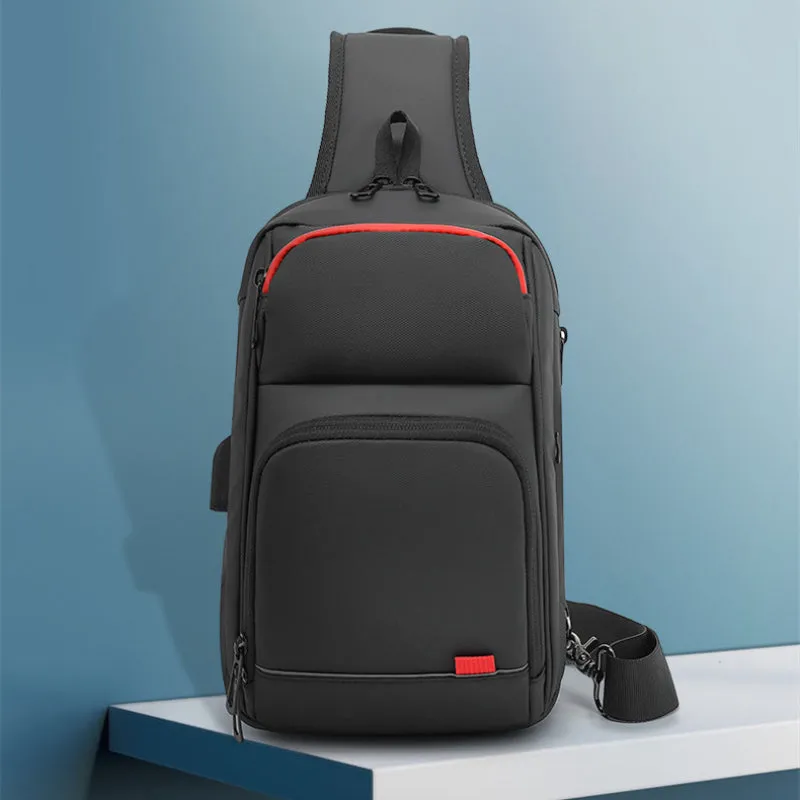 Laptop Backpack for Women Shoulder Chest Bag Men's Multi-Functional Casual