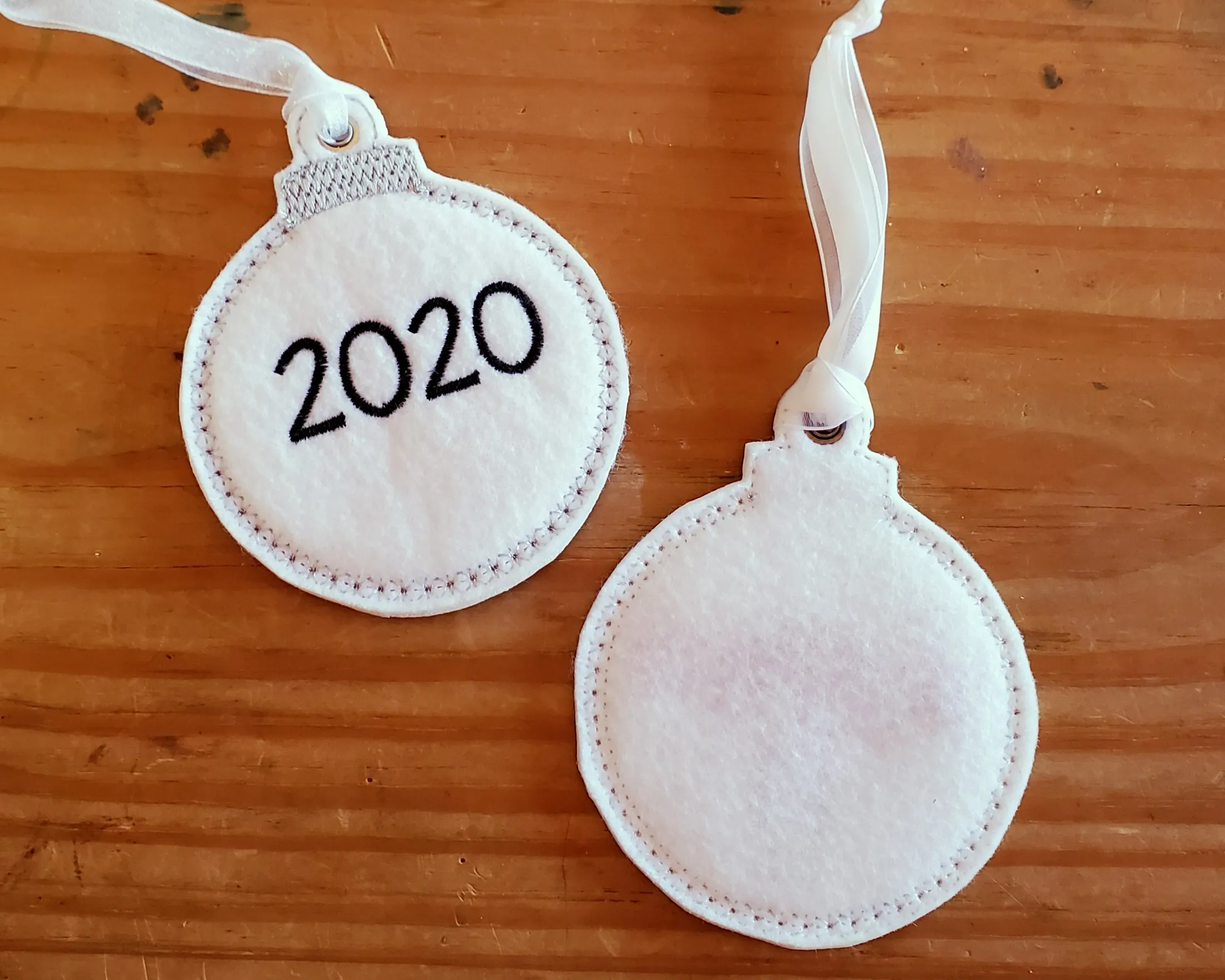 Lungs Embroidered Christmas Ornament