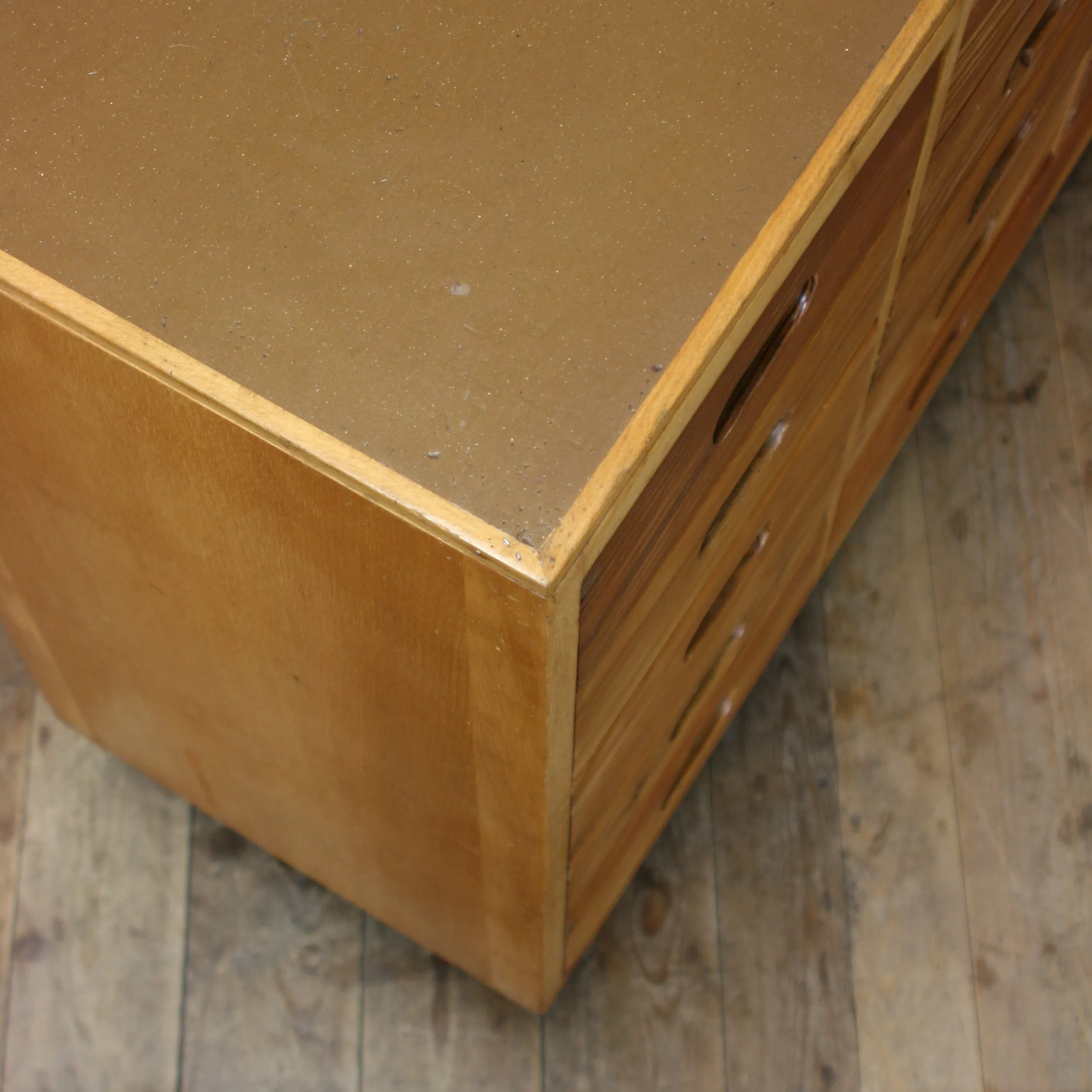 Mid Century Esavian James Leonard School Drawers #05/10