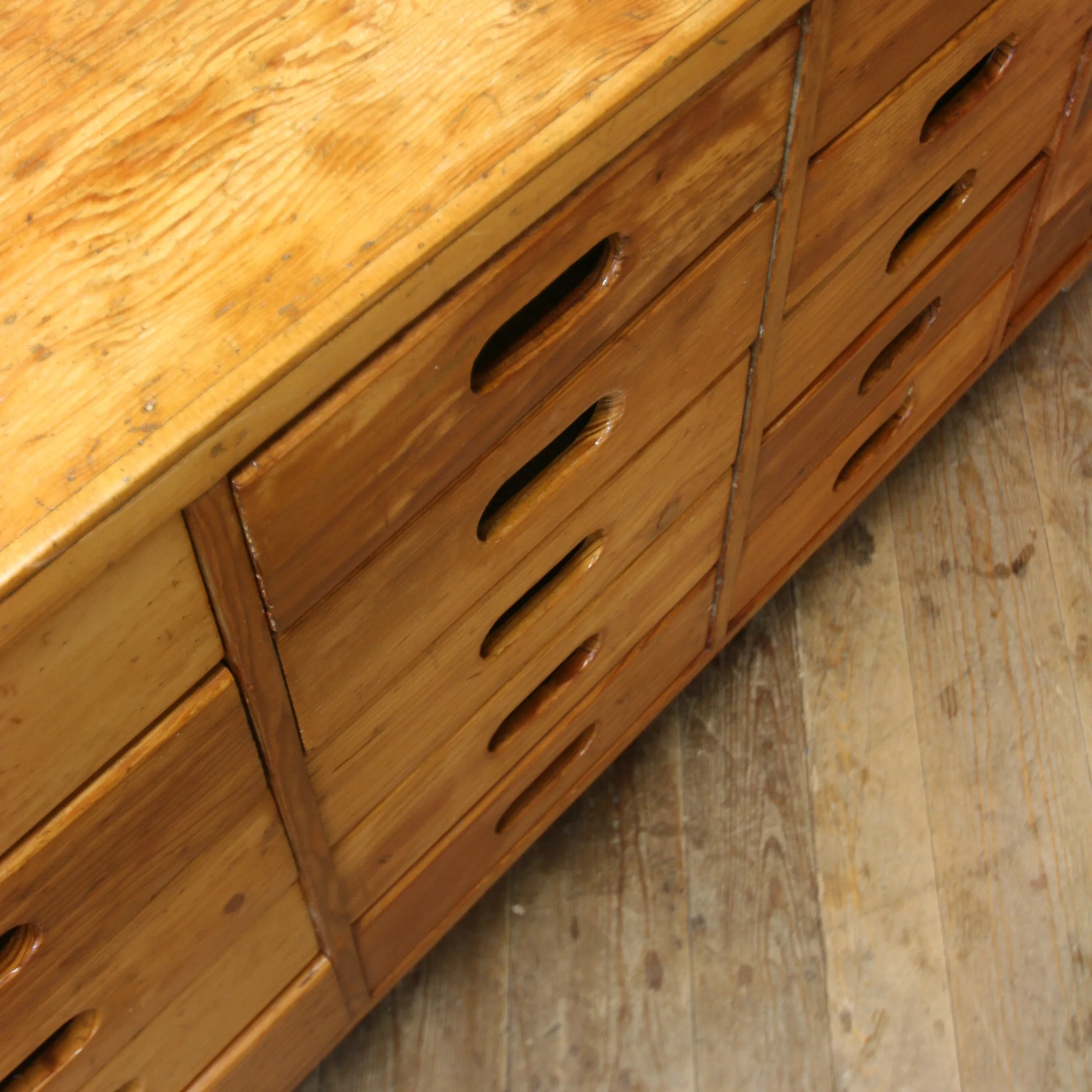 Mid Century Esavian James Leonard School Drawers #06/01