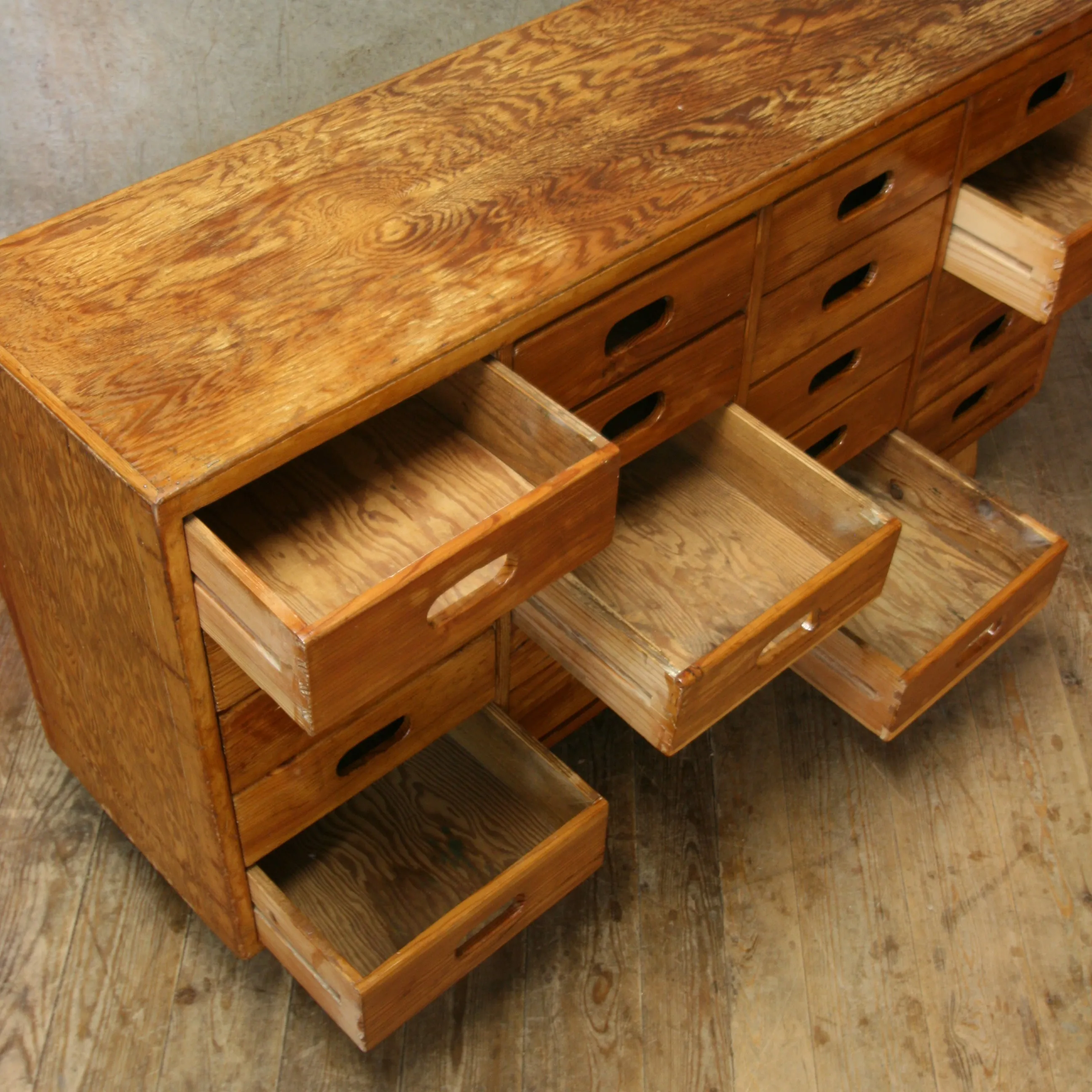 Mid Century Esavian James Leonard School Drawers #06/02