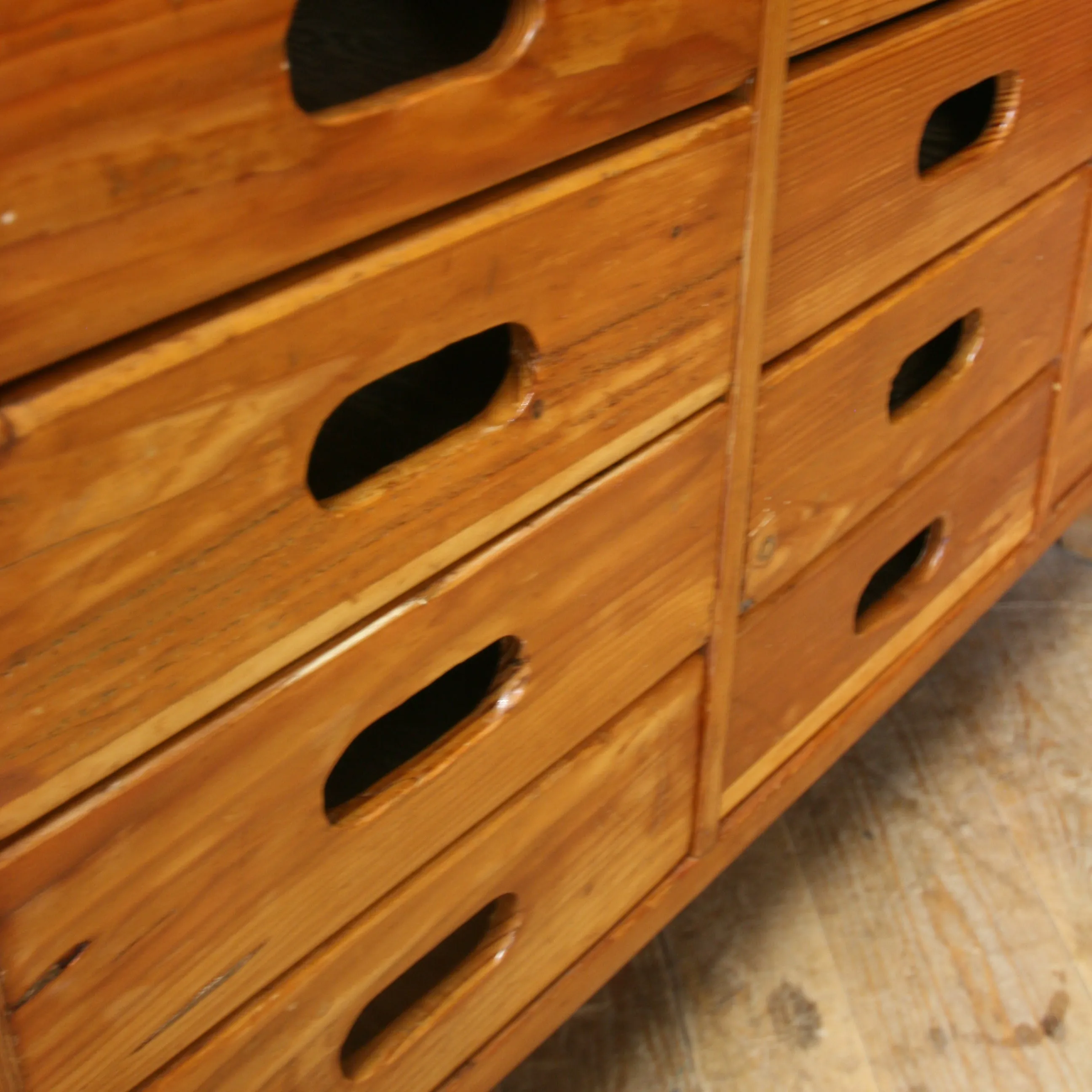 Mid Century Esavian James Leonard School Drawers #06/02