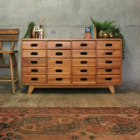 Mid Century Esavian James Leonard School Drawers #06/02