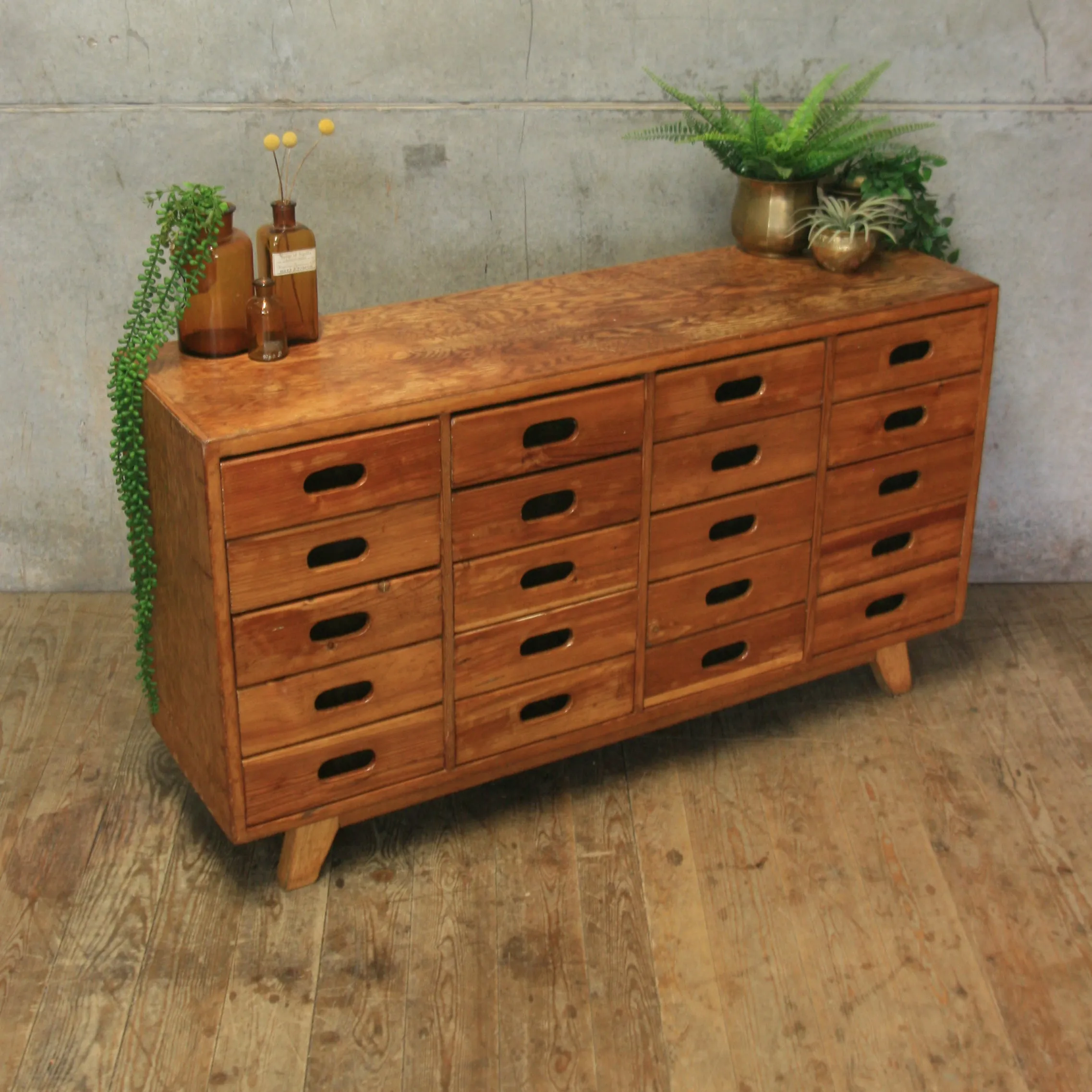 Mid Century Esavian James Leonard School Drawers #06/02