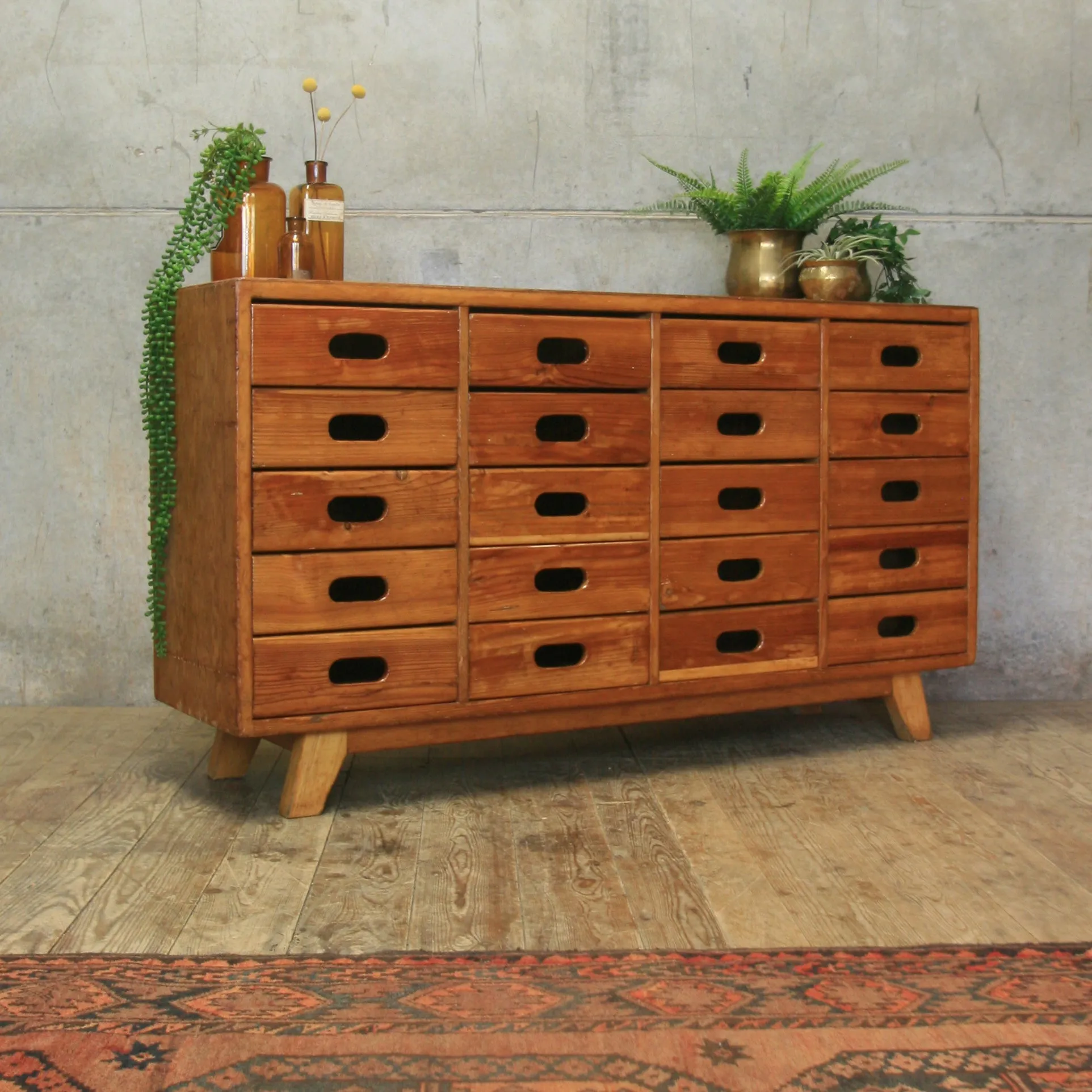 Mid Century Esavian James Leonard School Drawers #06/02