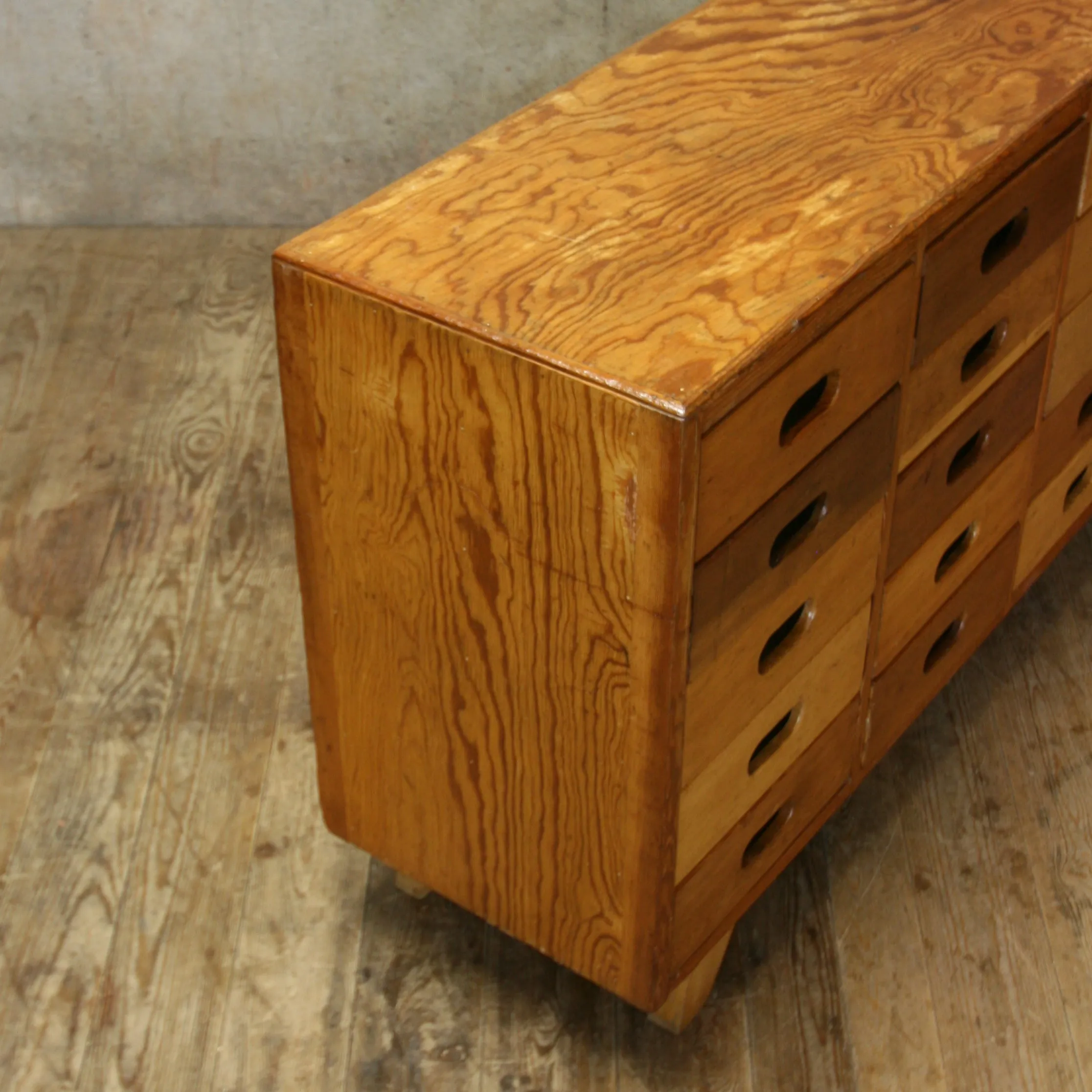 Mid Century Esavian James Leonard School Drawers #06/03