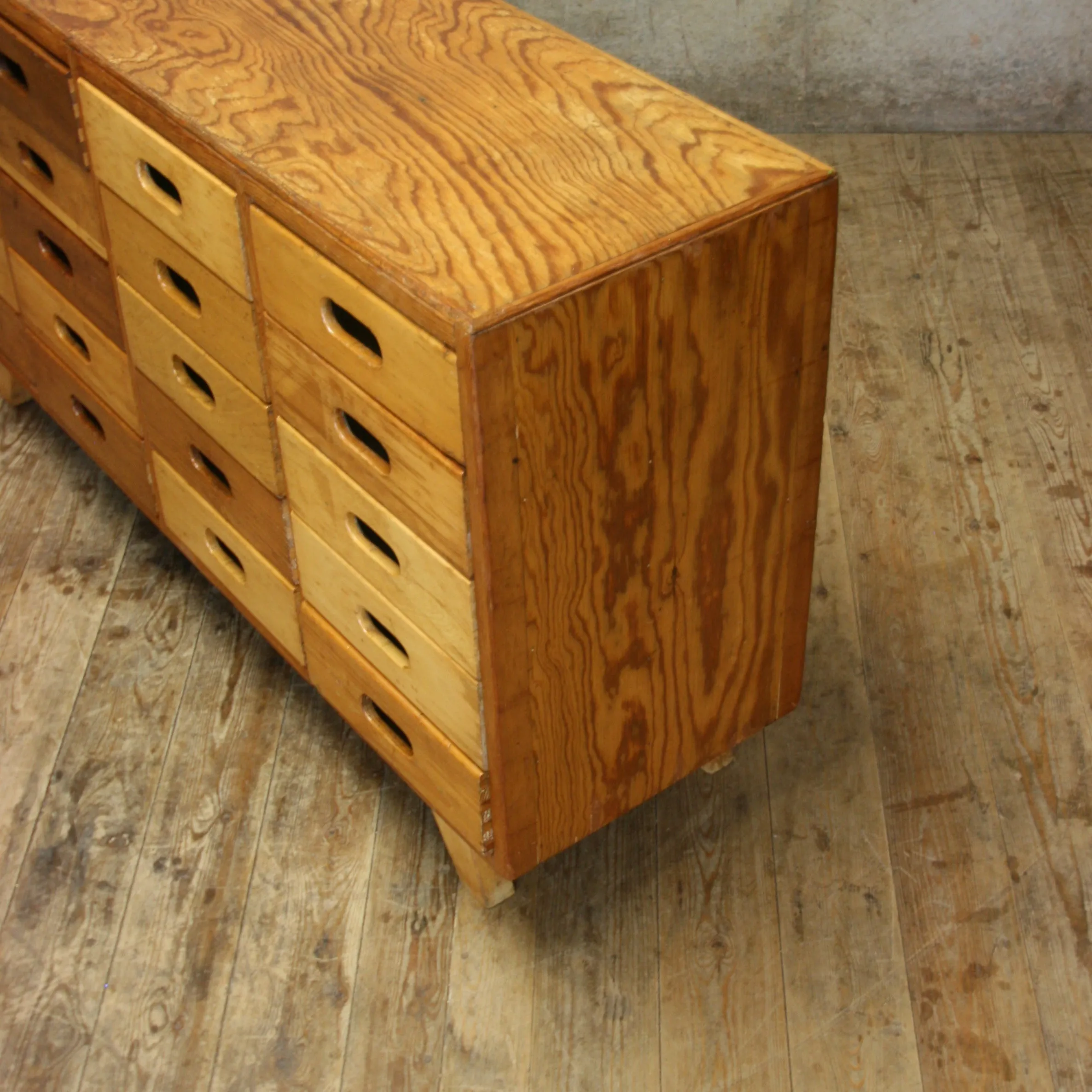 Mid Century Esavian James Leonard School Drawers #06/03