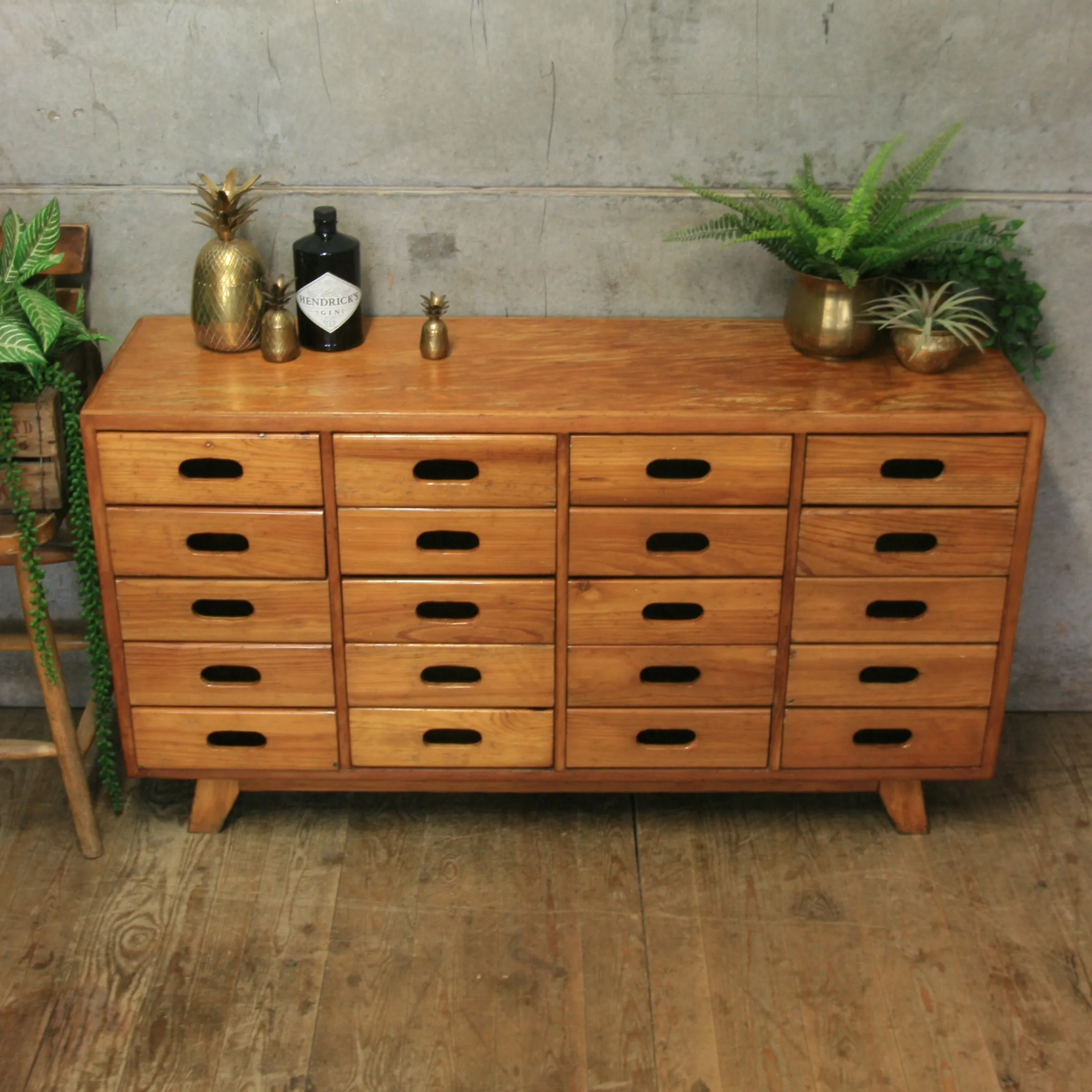 Mid Century Esavian James Leonard School Drawers #06/04
