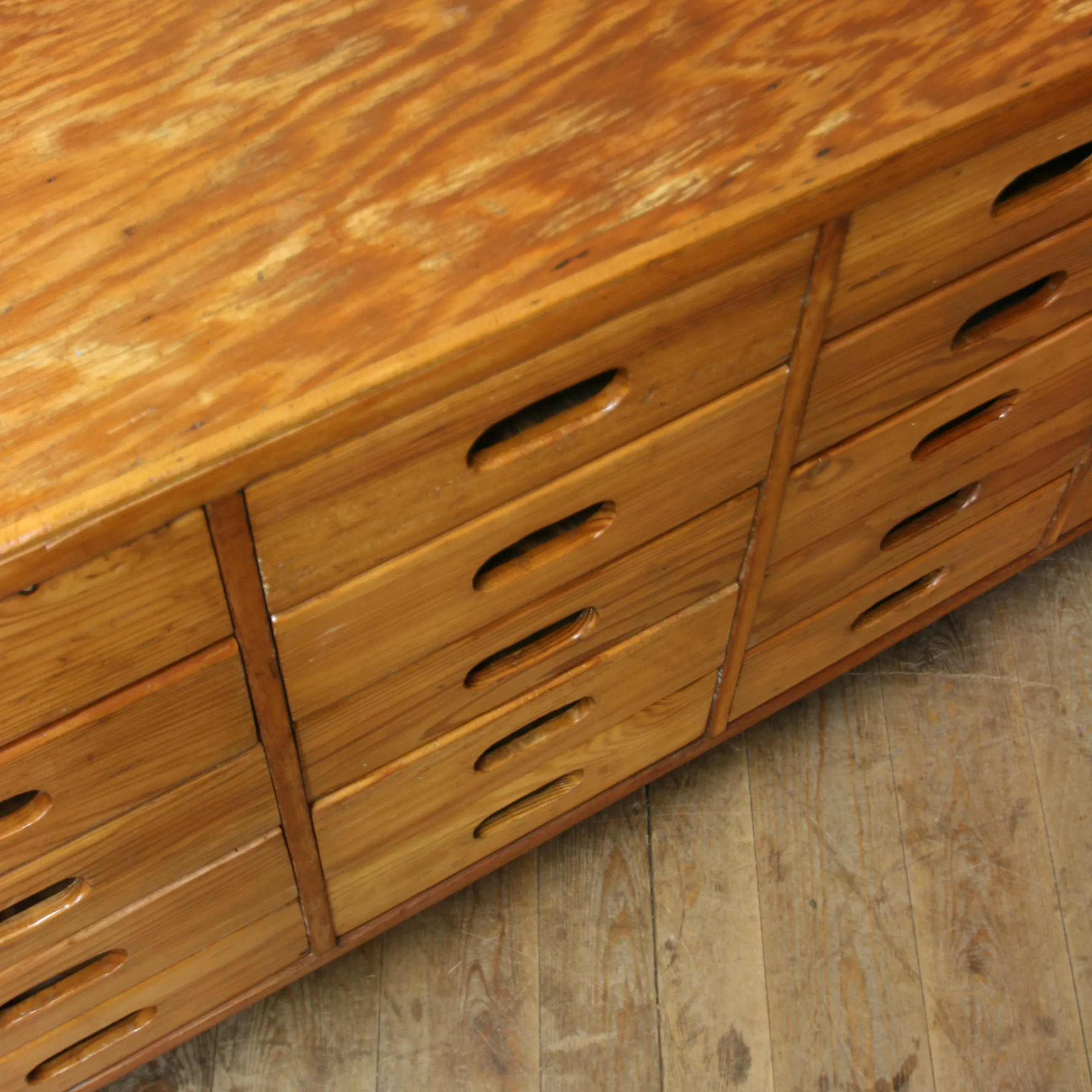 Mid Century Esavian James Leonard School Drawers #06/04