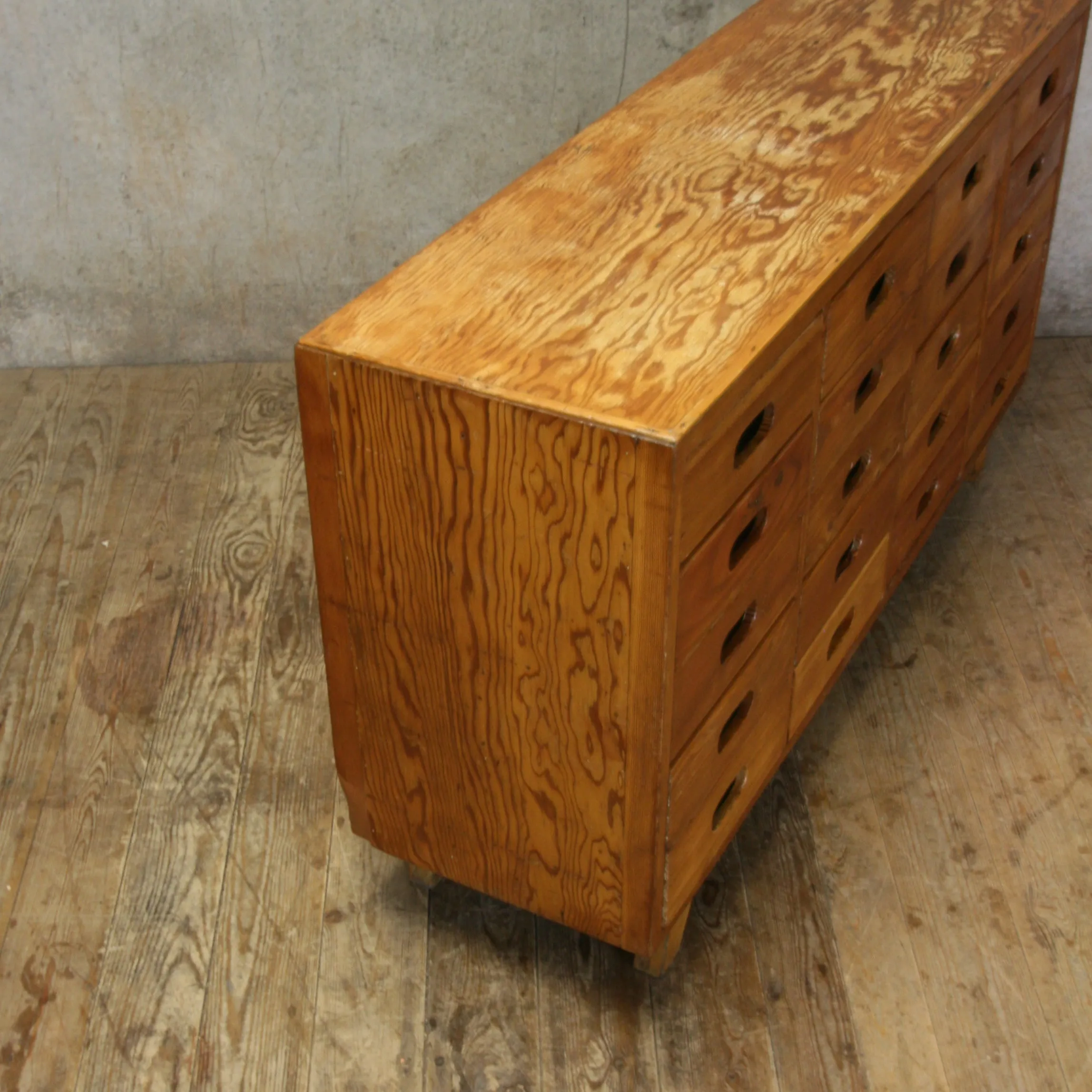 Mid Century Esavian James Leonard School Drawers #09/18A