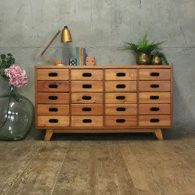Mid Century Esavian James Leonard School Drawers #09/18A