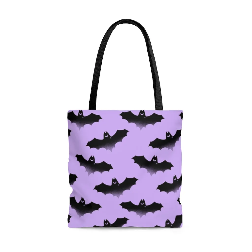 Morrigan Tote Bag (Black/Purple)