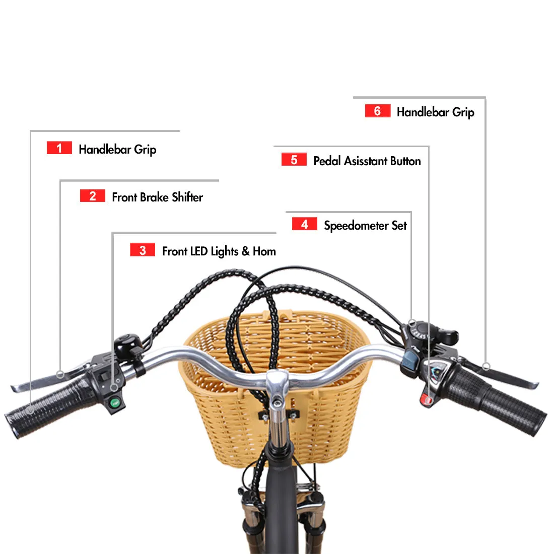 Nakto Camel Men 250W Black Electric Bike