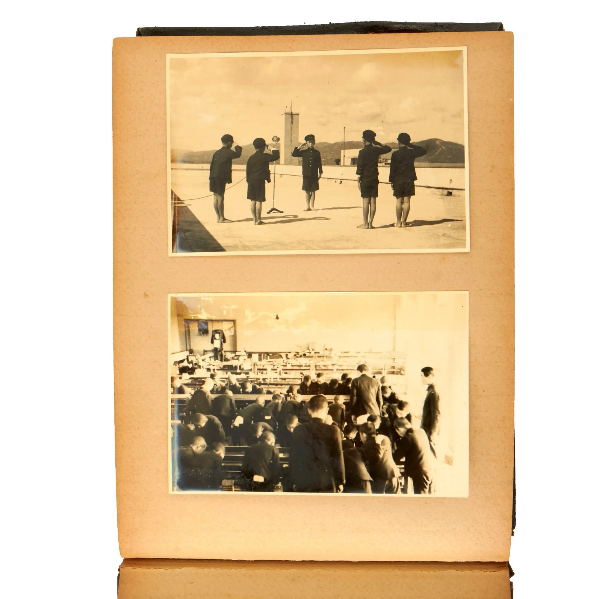 Original Japanese Chinese WWII Student Photo Album Captured by HIGNETT - 44 Photographs Total - Ikefu Sakata University