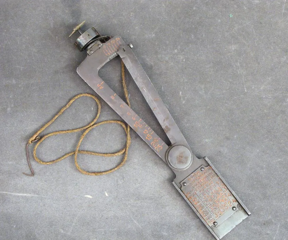 Original Soviet DShK 12.7mm M1938 M1946 Anti-Aircraft Sight Set in Wood Case