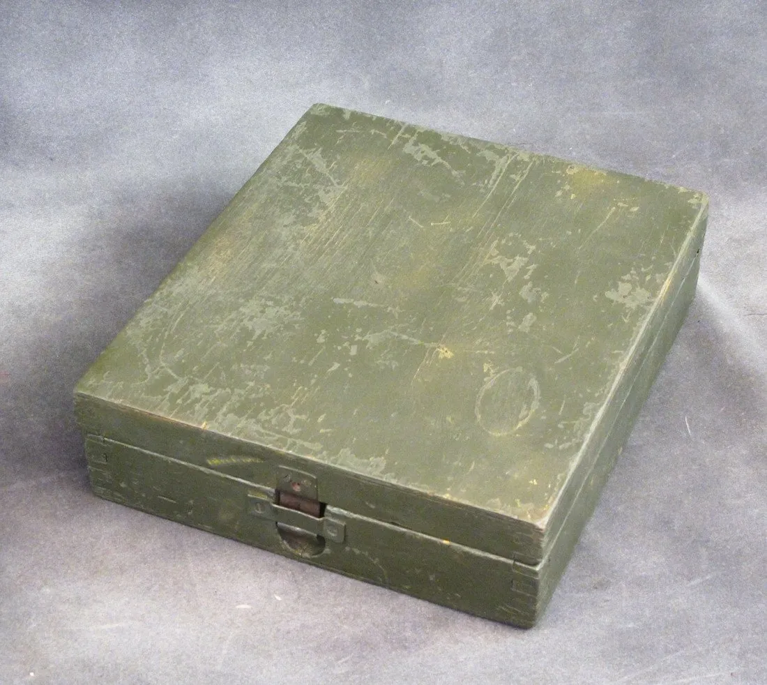 Original Soviet DShK 12.7mm M1938 M1946 Anti-Aircraft Sight Set in Wood Case