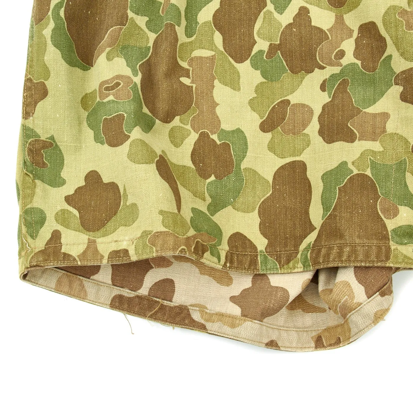 Original U.S. WWII USMC Paramarine Step-In Third Pattern Jump Smock
